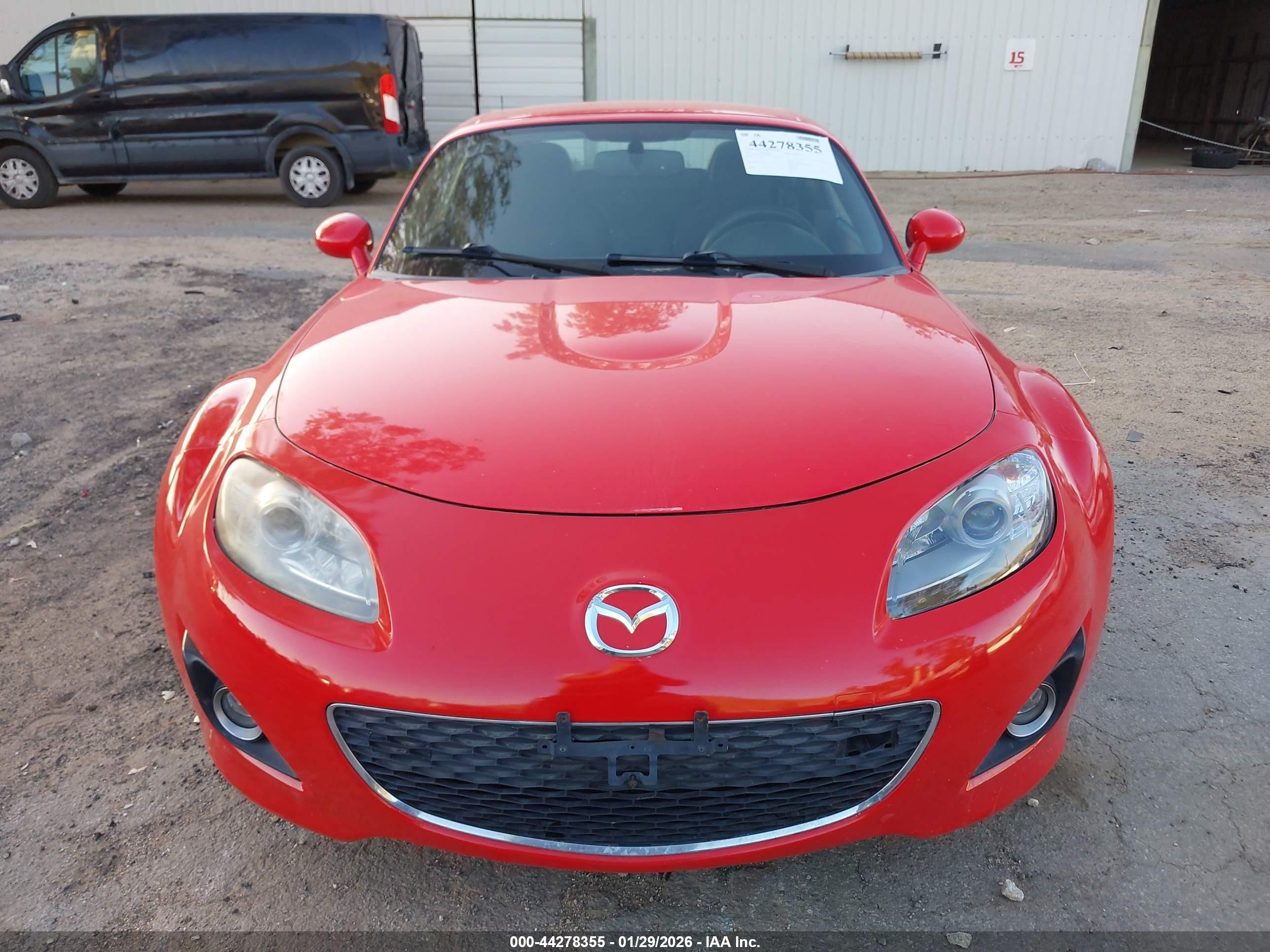 2010 Mazda Mx-5 Miata Touring Red vin: JM1NC2FF4A0206704