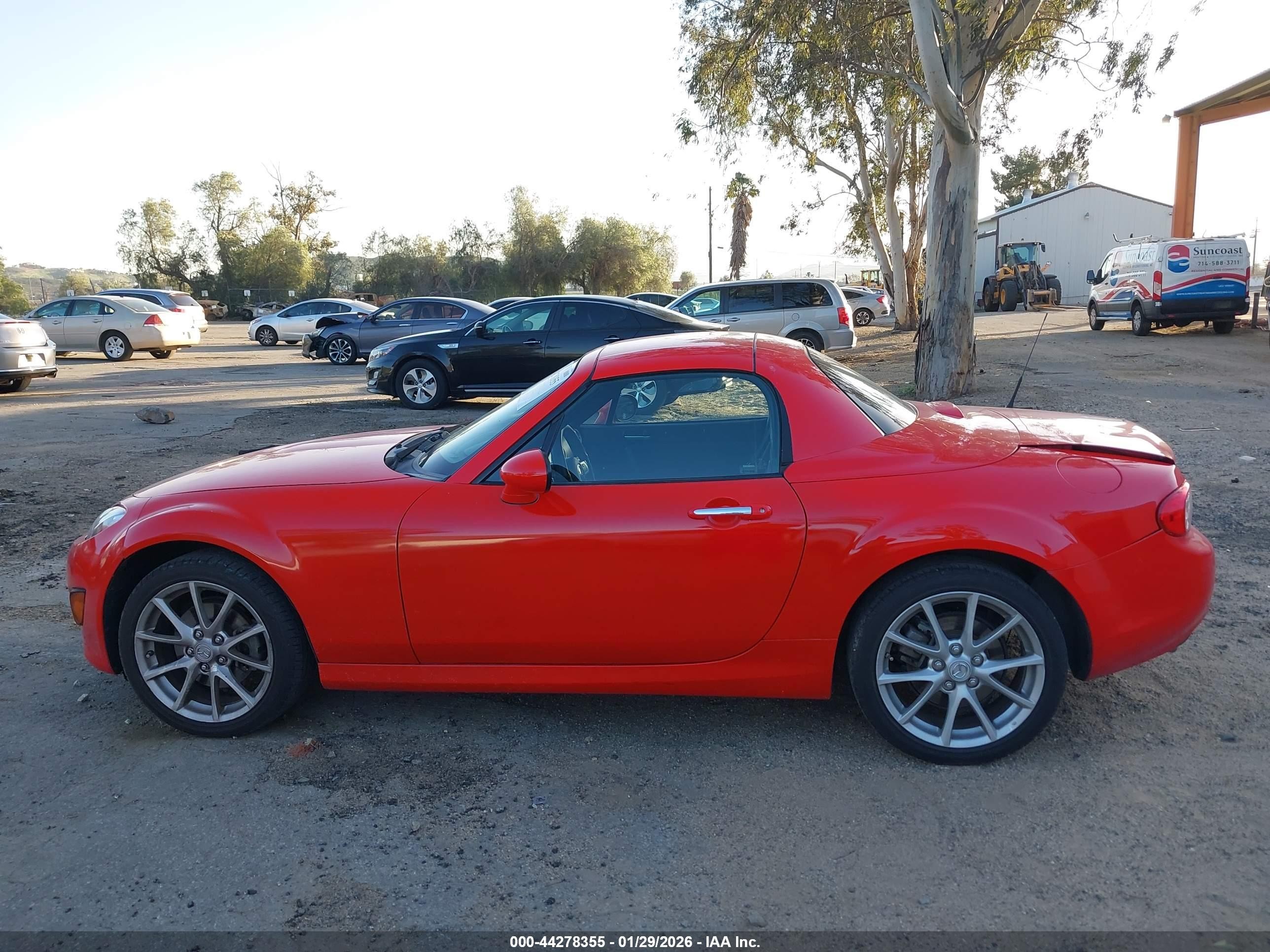 2010 Mazda Mx-5 Miata Touring Red vin: JM1NC2FF4A0206704