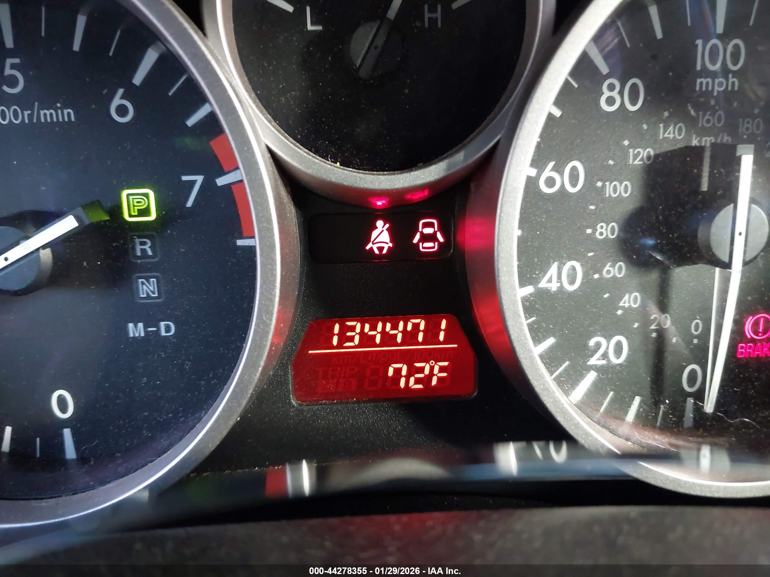 2010 Mazda Mx-5 Miata Touring Red vin: JM1NC2FF4A0206704