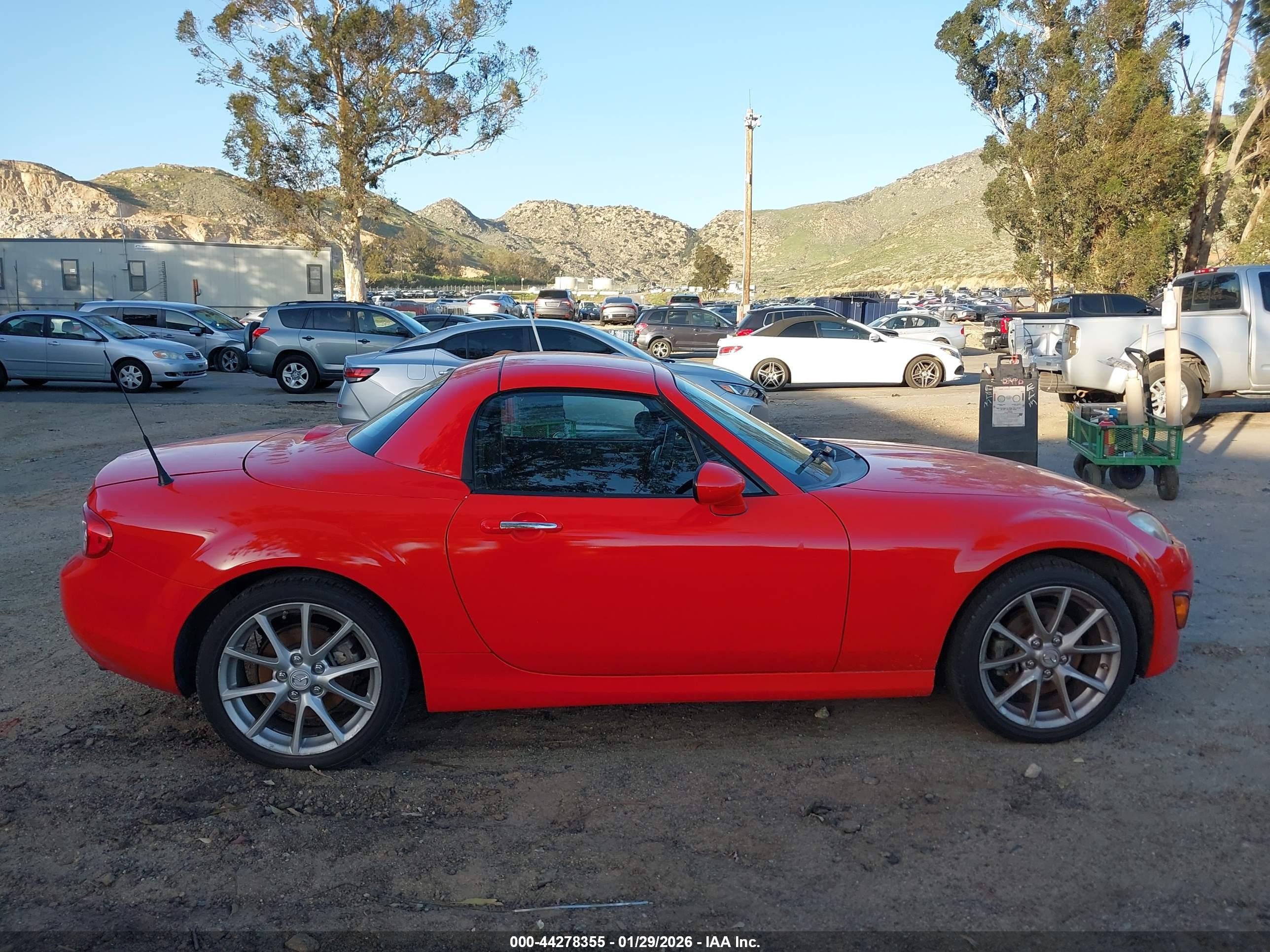 2010 Mazda Mx-5 Miata Touring Red vin: JM1NC2FF4A0206704