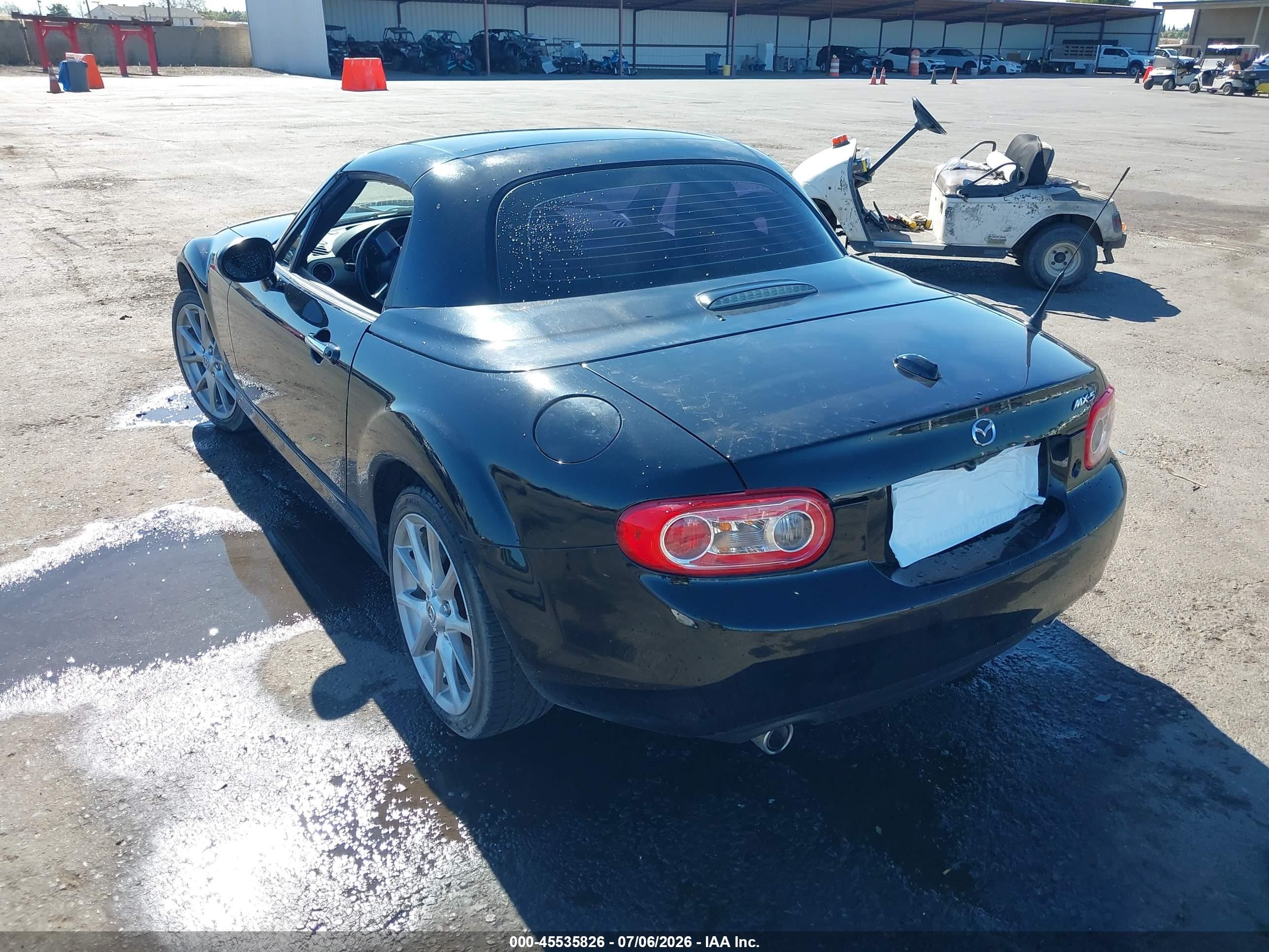 2010 Mazda Mx-5 Miata Grand Touring Black vin: JM1NC2FF5A0207490