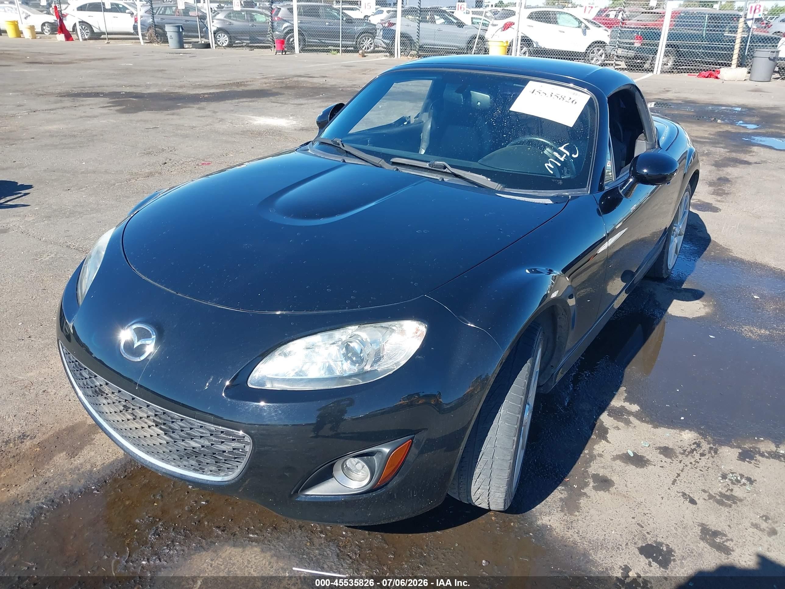 2010 Mazda Mx-5 Miata Grand Touring Black vin: JM1NC2FF5A0207490