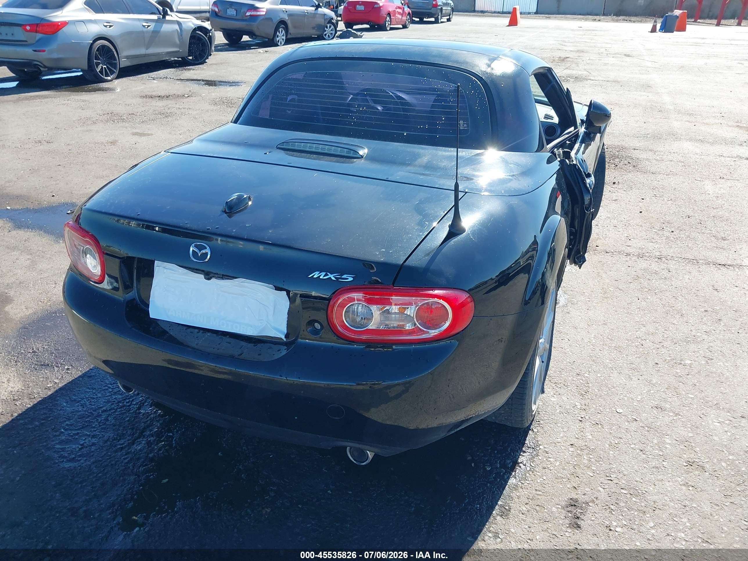 2010 Mazda Mx-5 Miata Grand Touring Black vin: JM1NC2FF5A0207490
