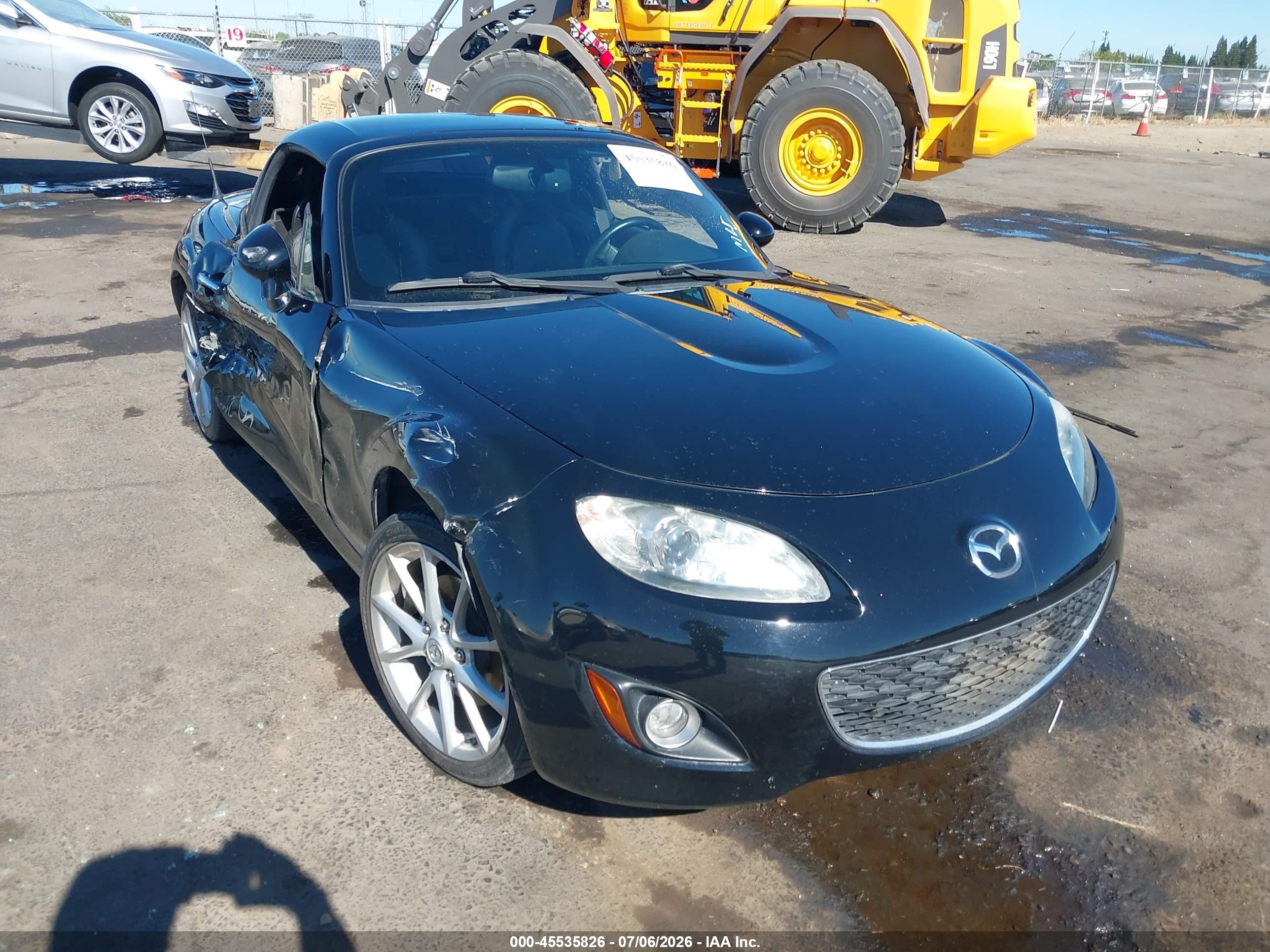2010 Mazda Mx-5 Miata Grand Touring Black vin: JM1NC2FF5A0207490