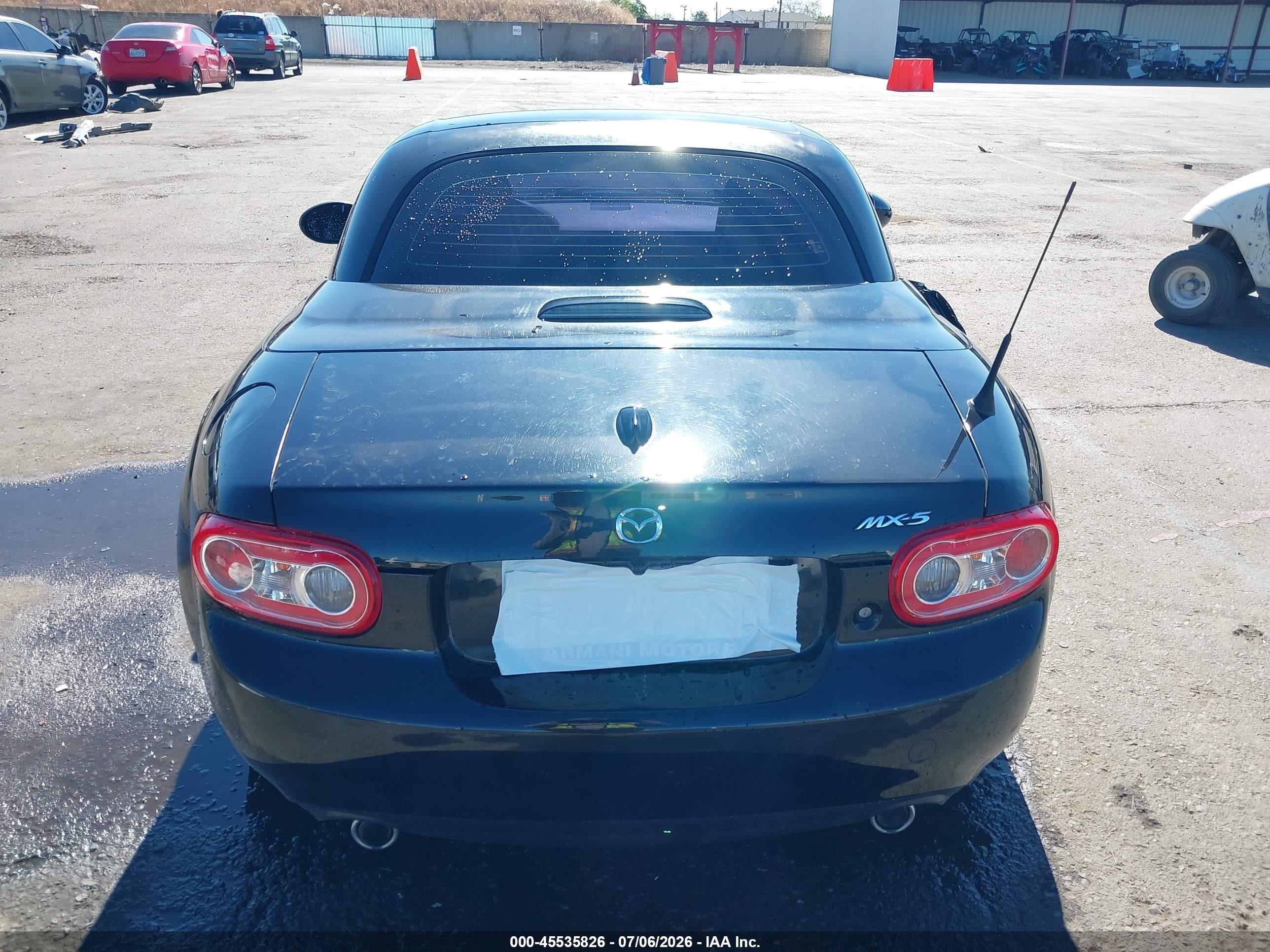 2010 Mazda Mx-5 Miata Grand Touring Black vin: JM1NC2FF5A0207490