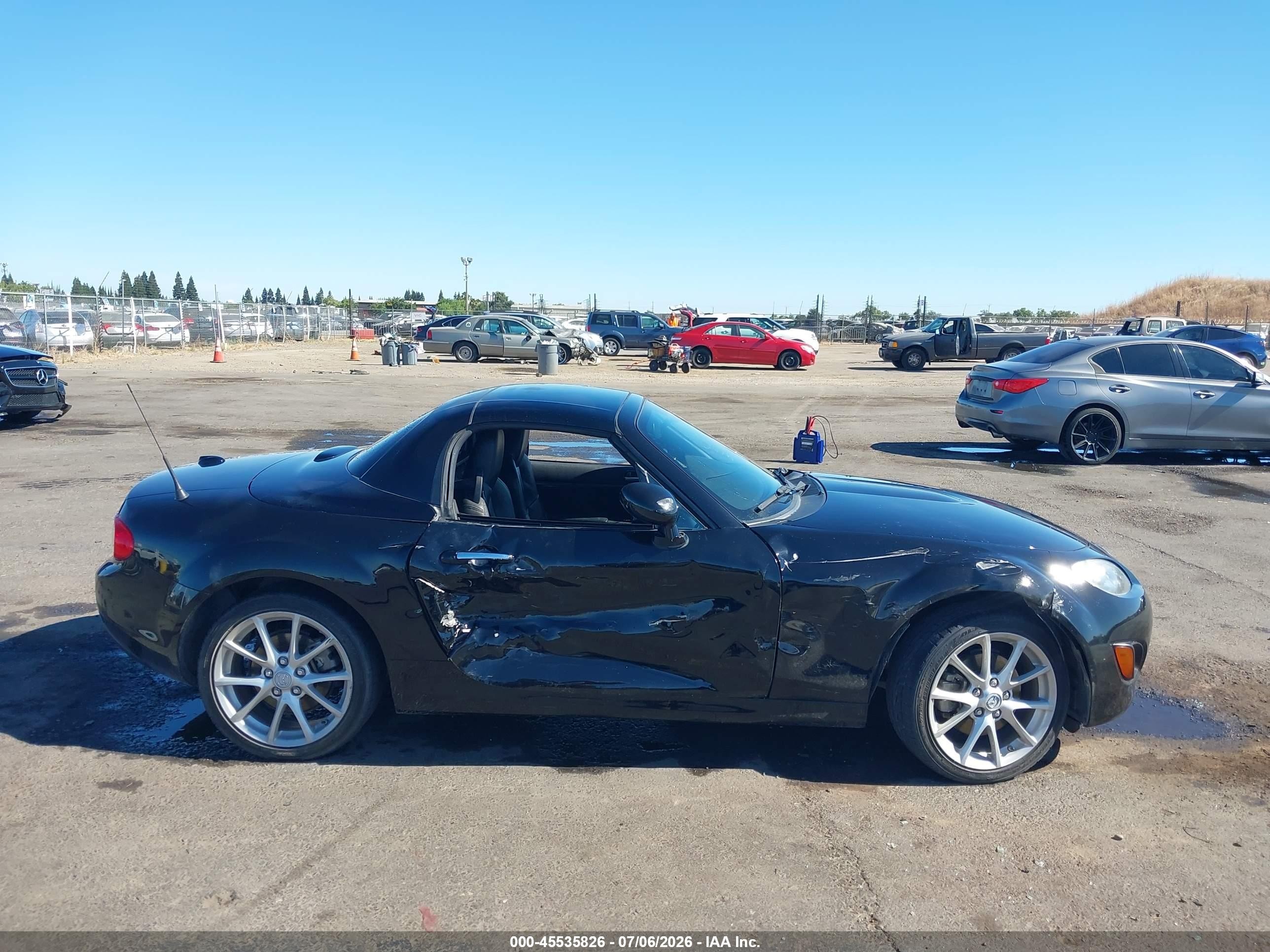 2010 Mazda Mx-5 Miata Grand Touring Black vin: JM1NC2FF5A0207490