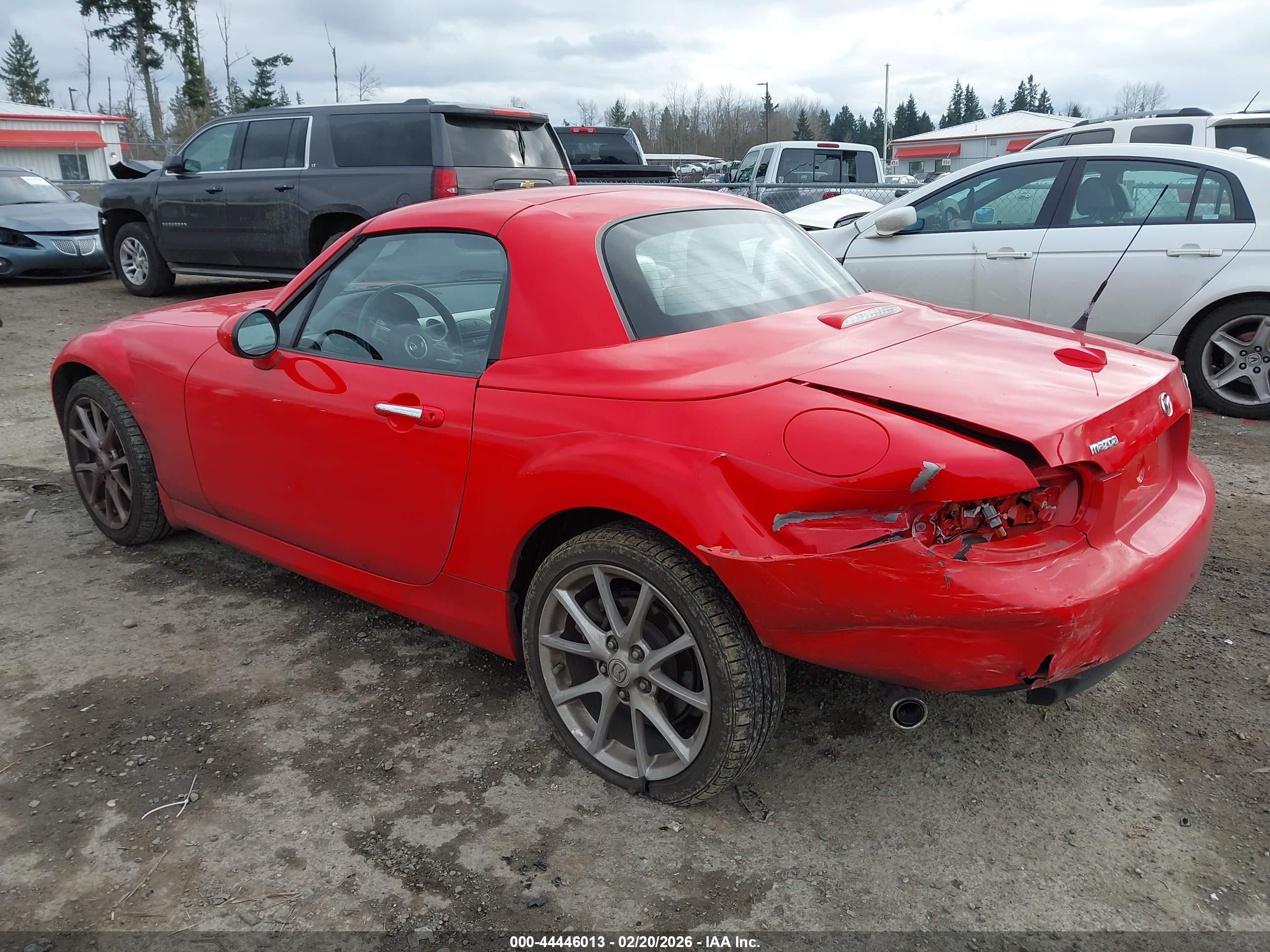 2010 Mazda Mx-5 Miata Grand Touring Red vin: JM1NC2FF6A0205215