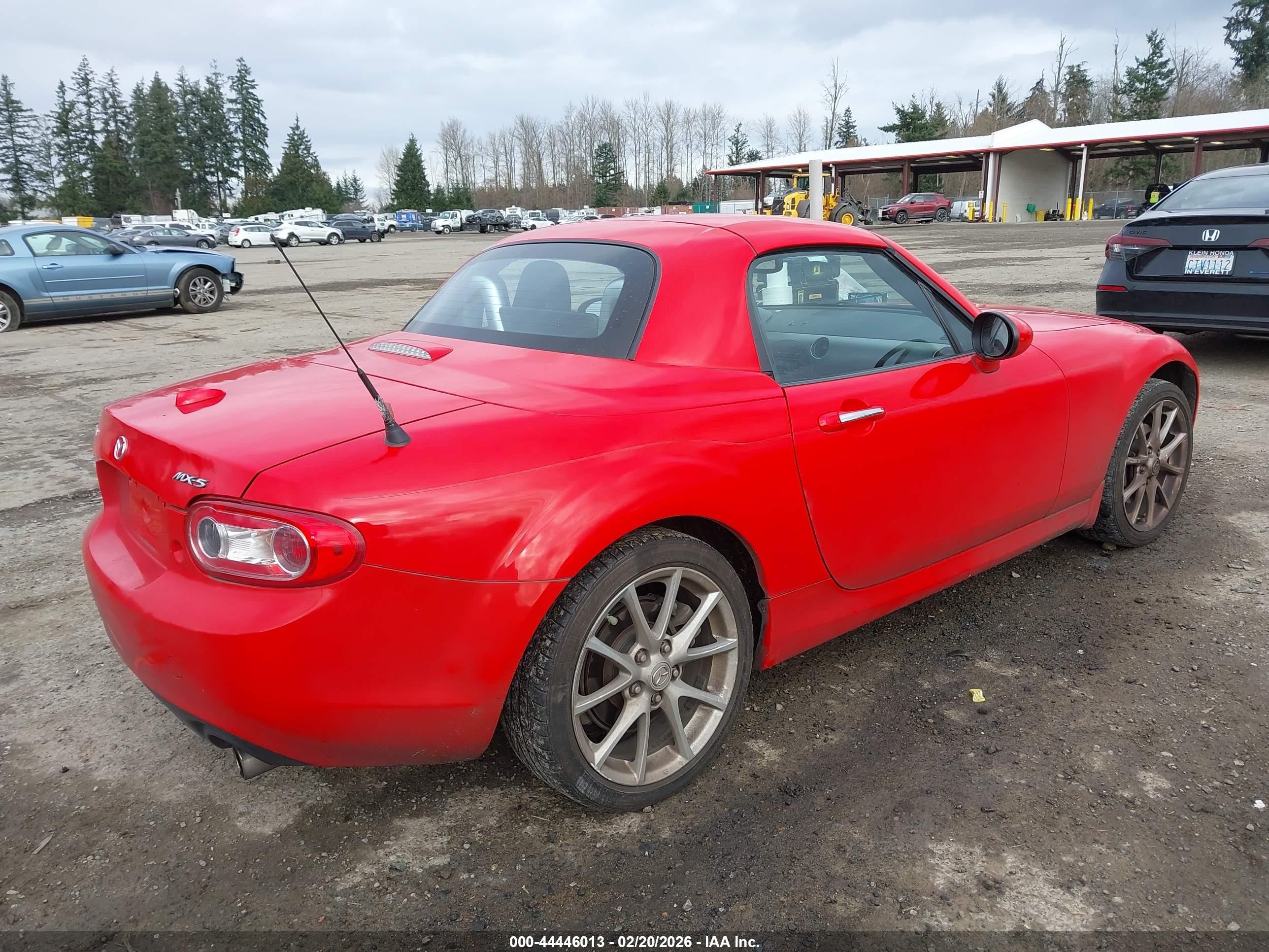 2010 Mazda Mx-5 Miata Grand Touring Red vin: JM1NC2FF6A0205215