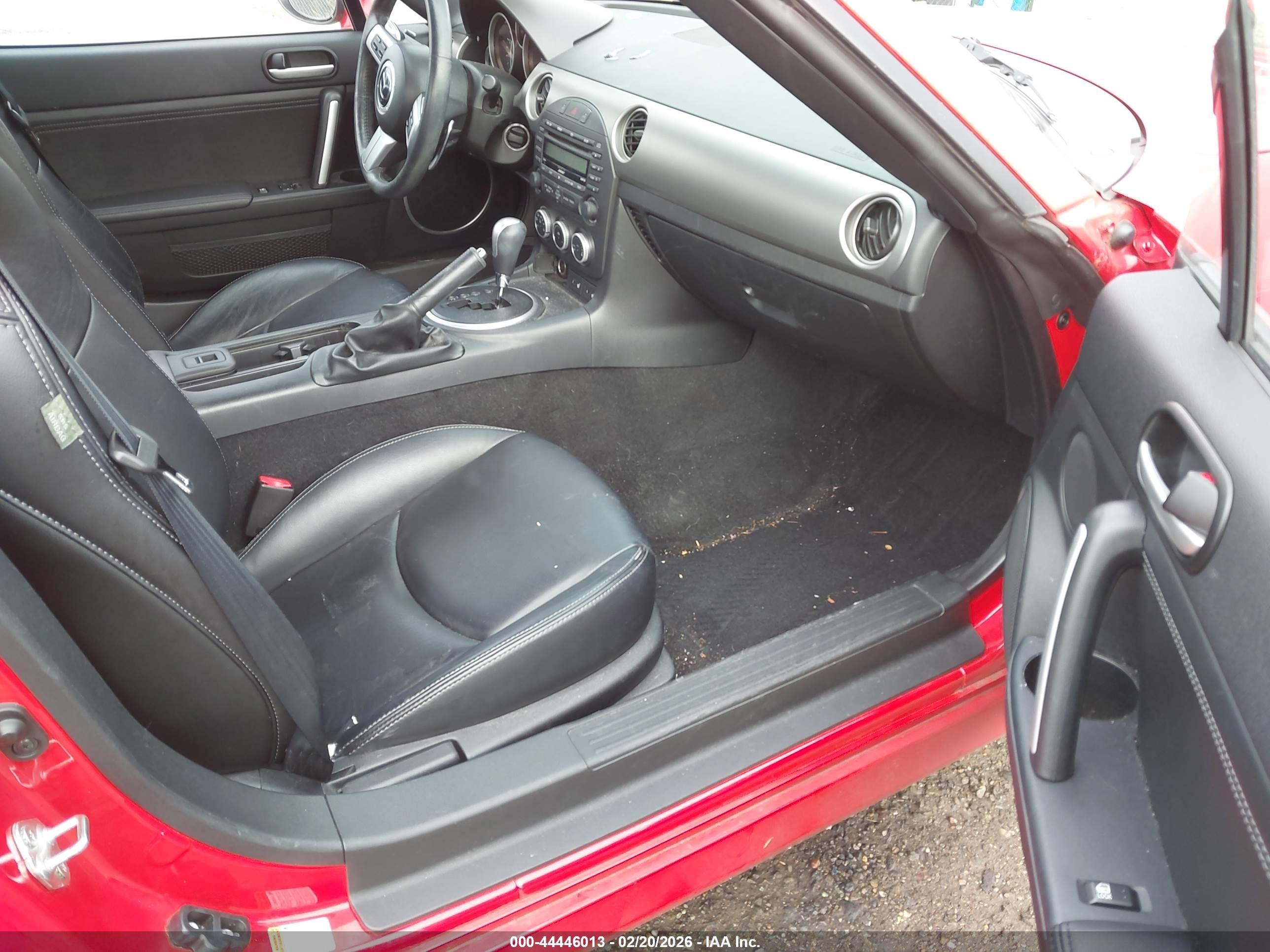 2010 Mazda Mx-5 Miata Grand Touring Red vin: JM1NC2FF6A0205215