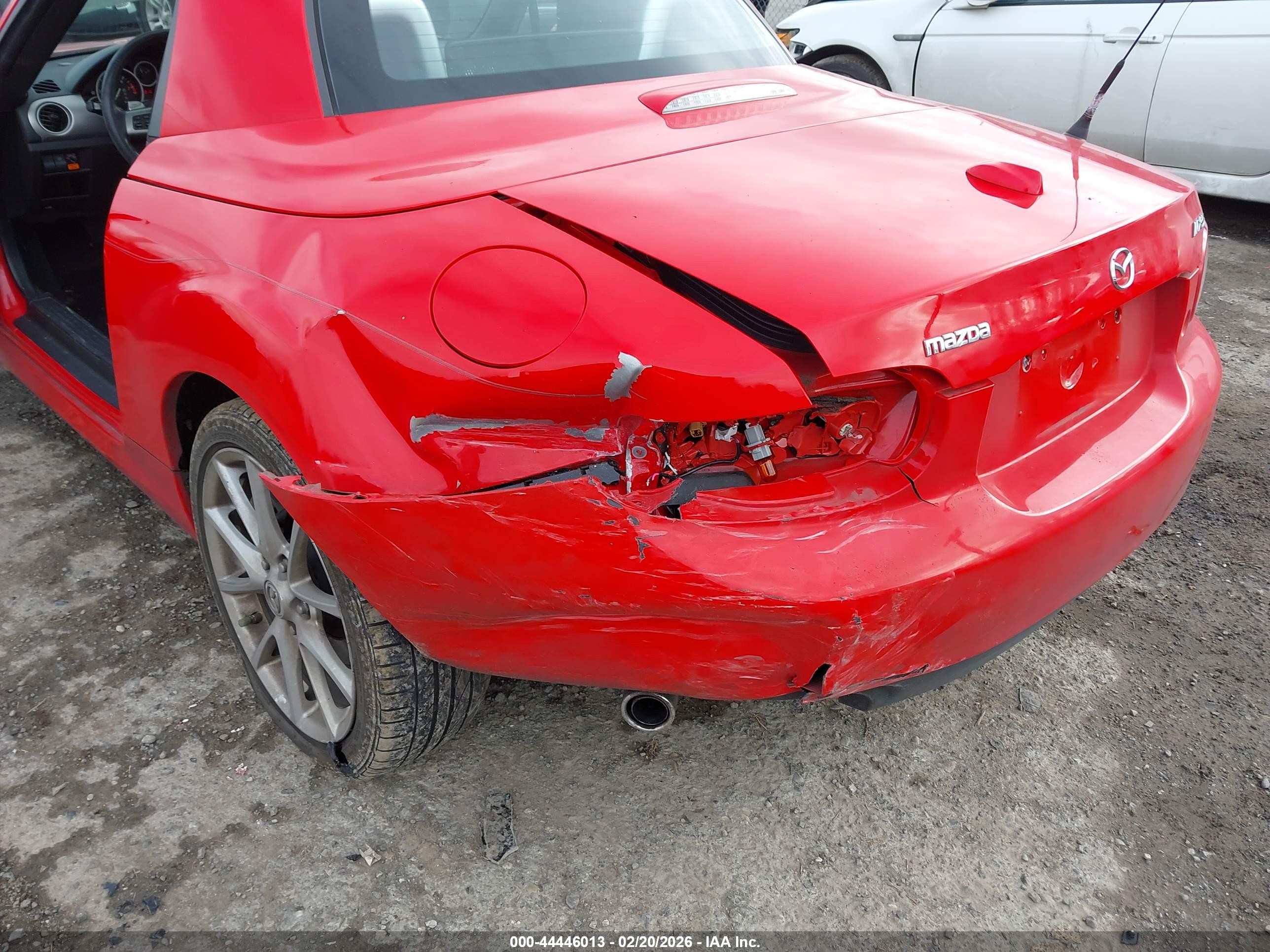 2010 Mazda Mx-5 Miata Grand Touring Red vin: JM1NC2FF6A0205215