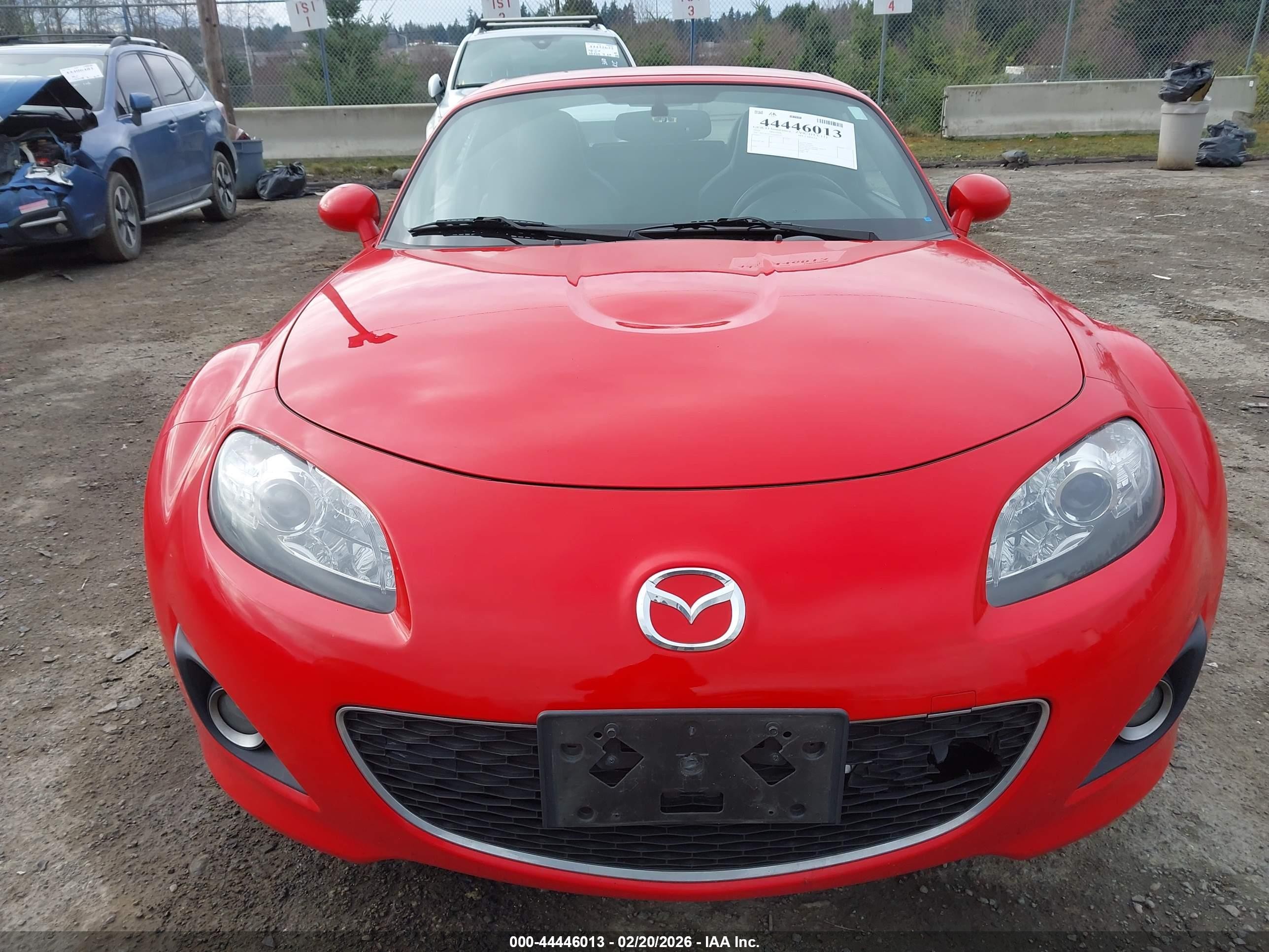 2010 Mazda Mx-5 Miata Grand Touring Red vin: JM1NC2FF6A0205215