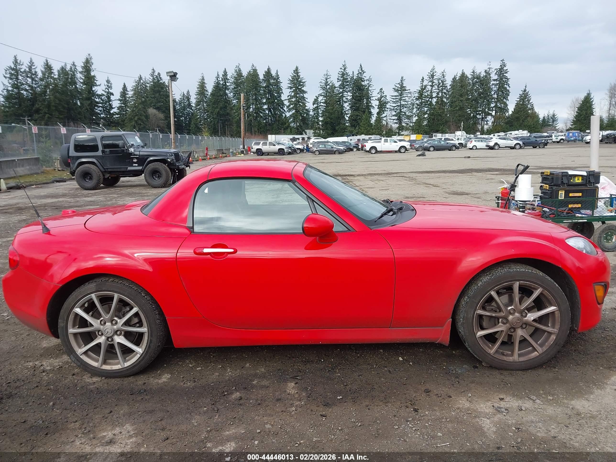 2010 Mazda Mx-5 Miata Grand Touring Red vin: JM1NC2FF6A0205215