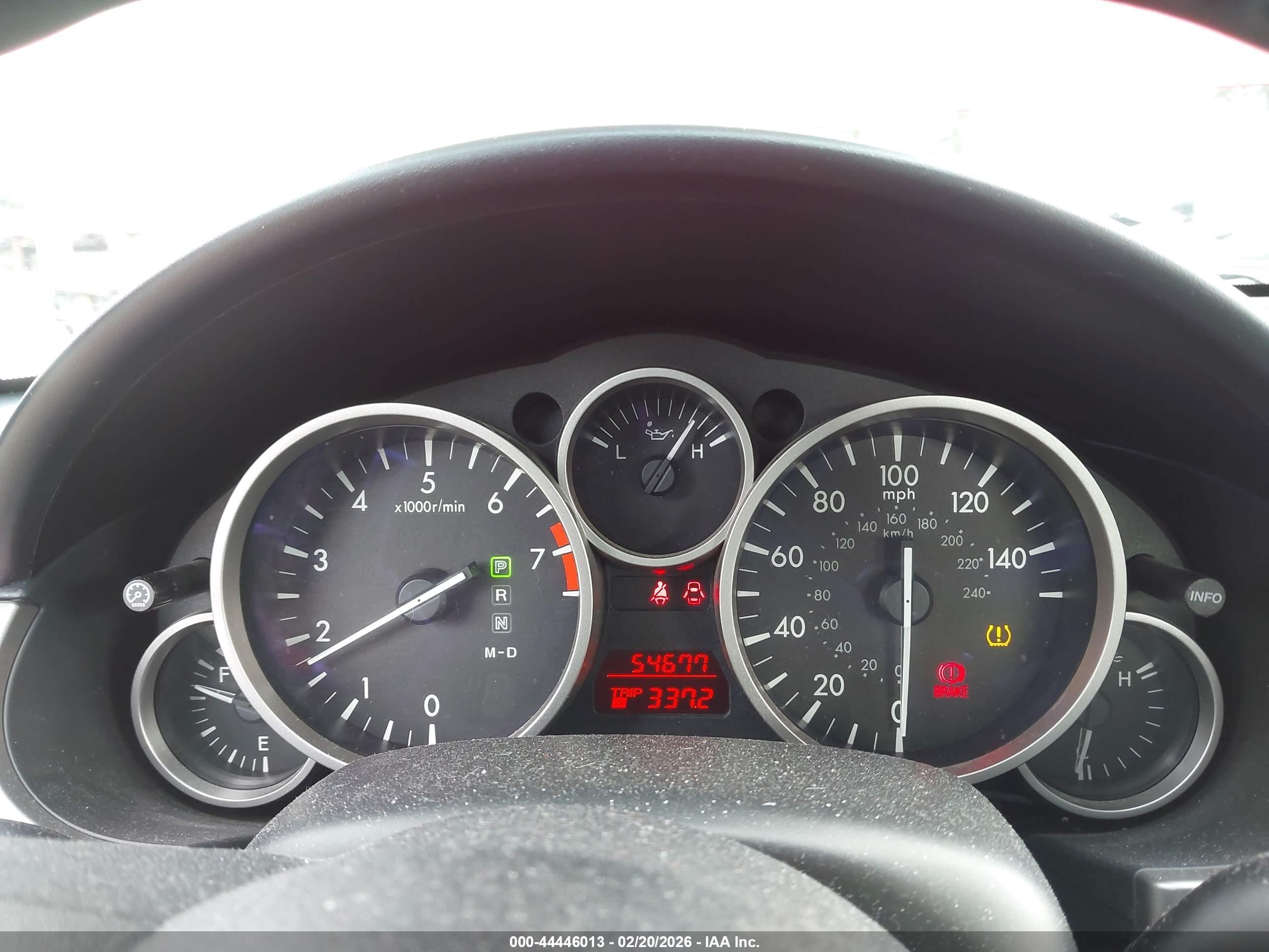 2010 Mazda Mx-5 Miata Grand Touring Red vin: JM1NC2FF6A0205215
