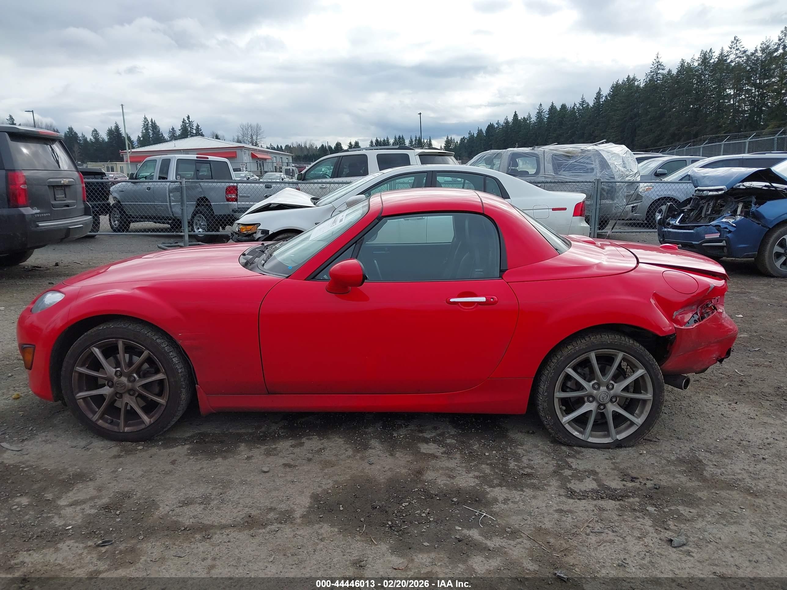 2010 Mazda Mx-5 Miata Grand Touring Red vin: JM1NC2FF6A0205215