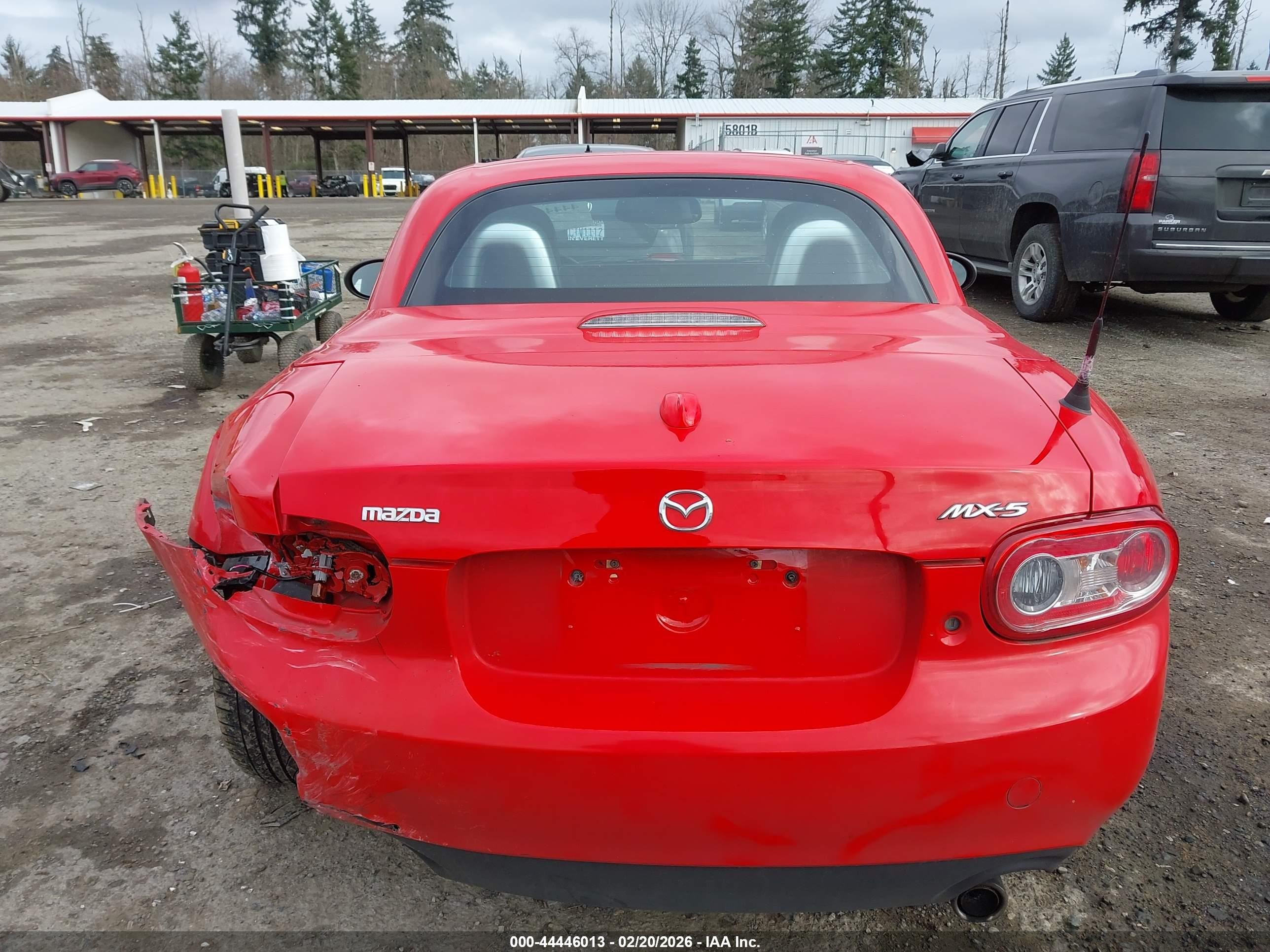 2010 Mazda Mx-5 Miata Grand Touring Red vin: JM1NC2FF6A0205215