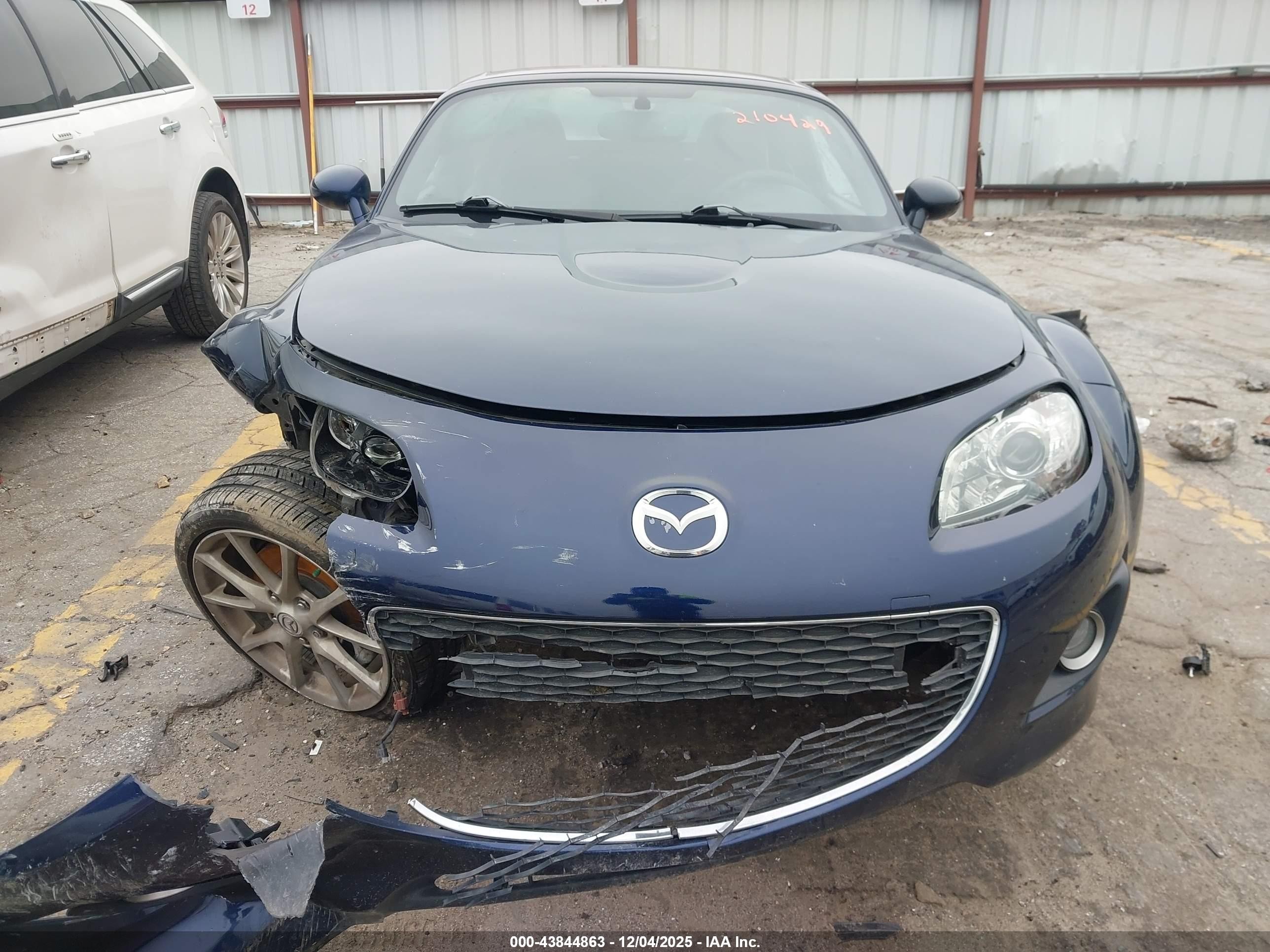 2010 Mazda Mx-5 Miata Touring Blue vin: JM1NC2FF6A0210429