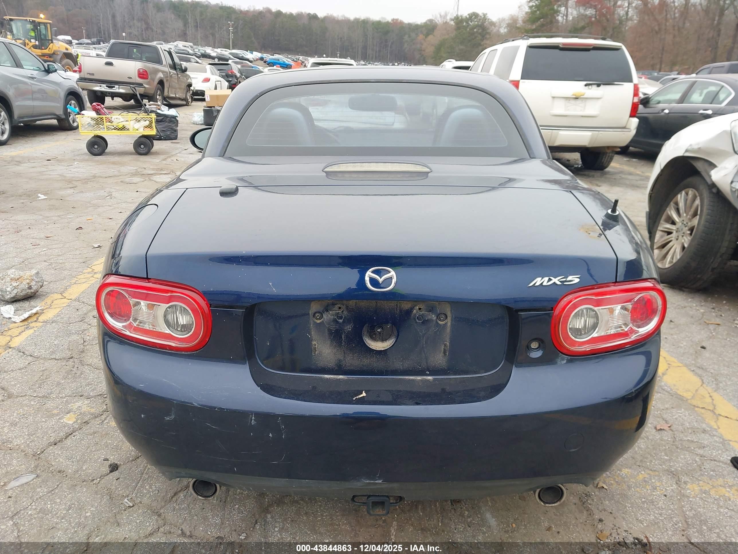 2010 Mazda Mx-5 Miata Touring Blue vin: JM1NC2FF6A0210429