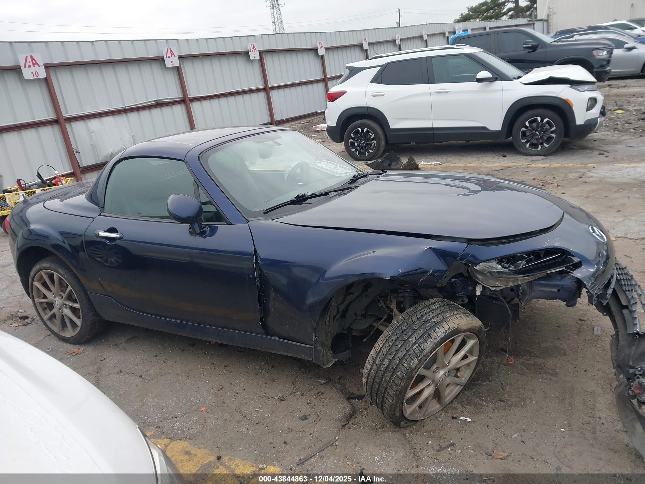 2010 Mazda Mx-5 Miata Touring Blue vin: JM1NC2FF6A0210429