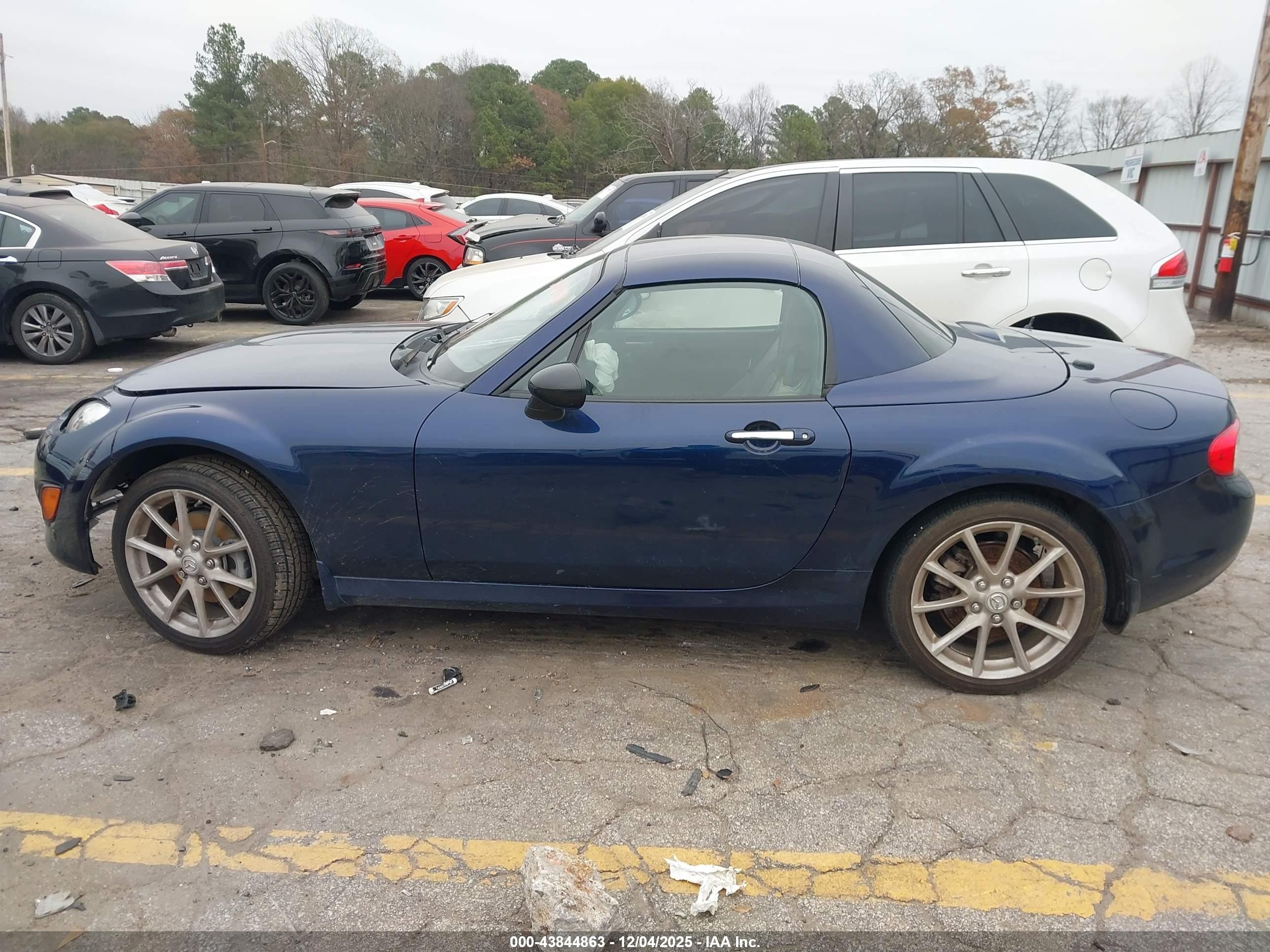 2010 Mazda Mx-5 Miata Touring Blue vin: JM1NC2FF6A0210429