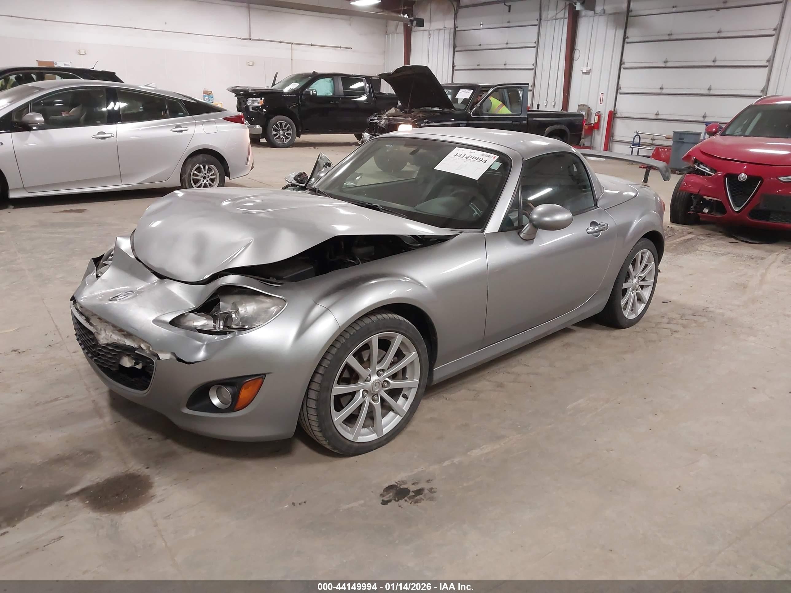 2010 Mazda Mx-5 Miata Touring Silver vin: JM1NC2FF6A0212584