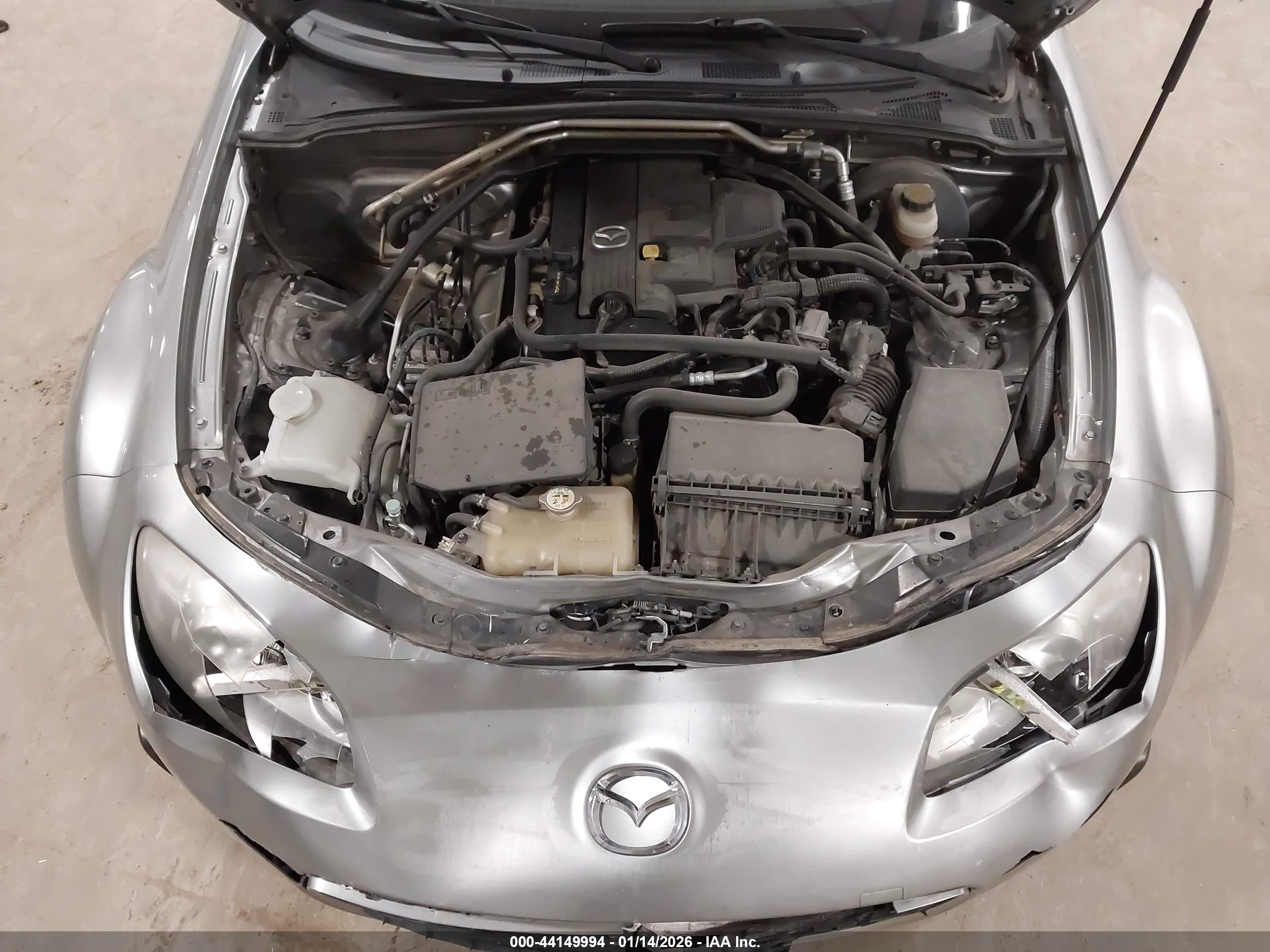 2010 Mazda Mx-5 Miata Touring Silver vin: JM1NC2FF6A0212584