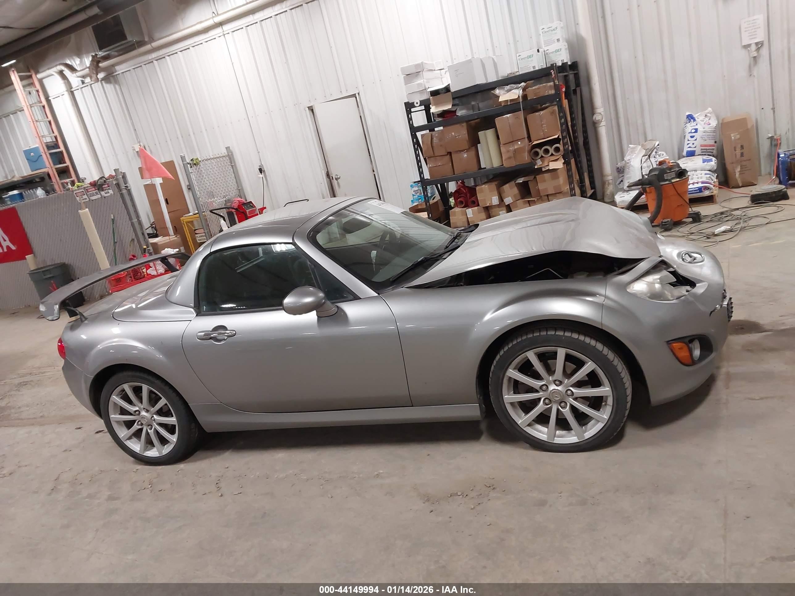 2010 Mazda Mx-5 Miata Touring Silver vin: JM1NC2FF6A0212584