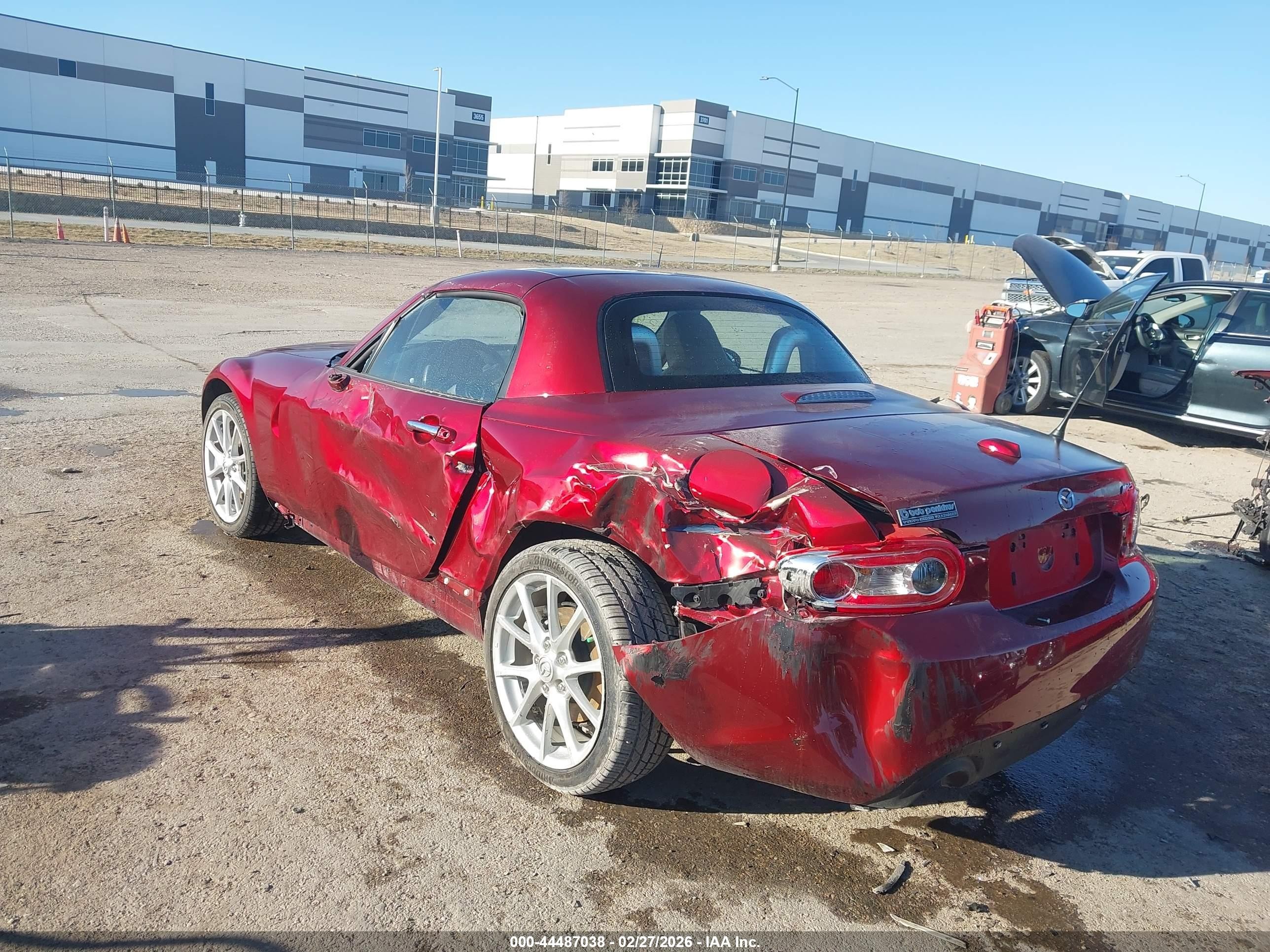 2010 Mazda Mx-5 Miata Grand Touring Red vin: JM1NC2FF7A0208804
