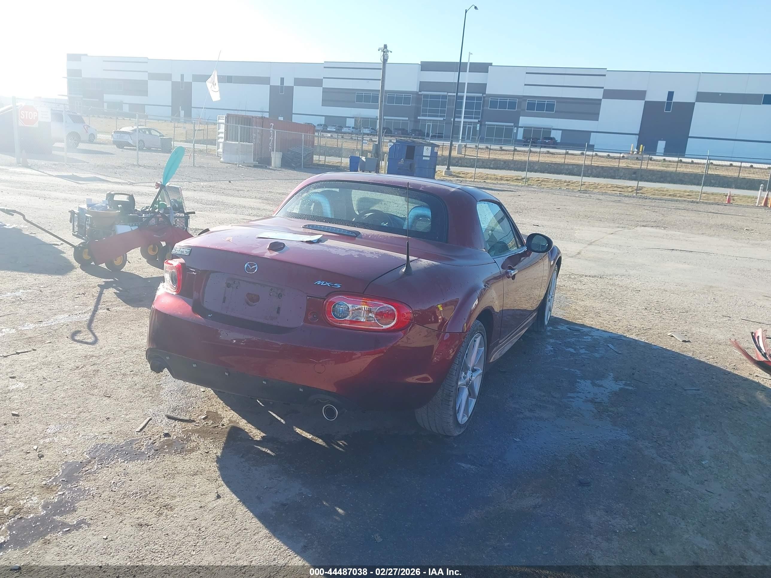 2010 Mazda Mx-5 Miata Grand Touring Red vin: JM1NC2FF7A0208804
