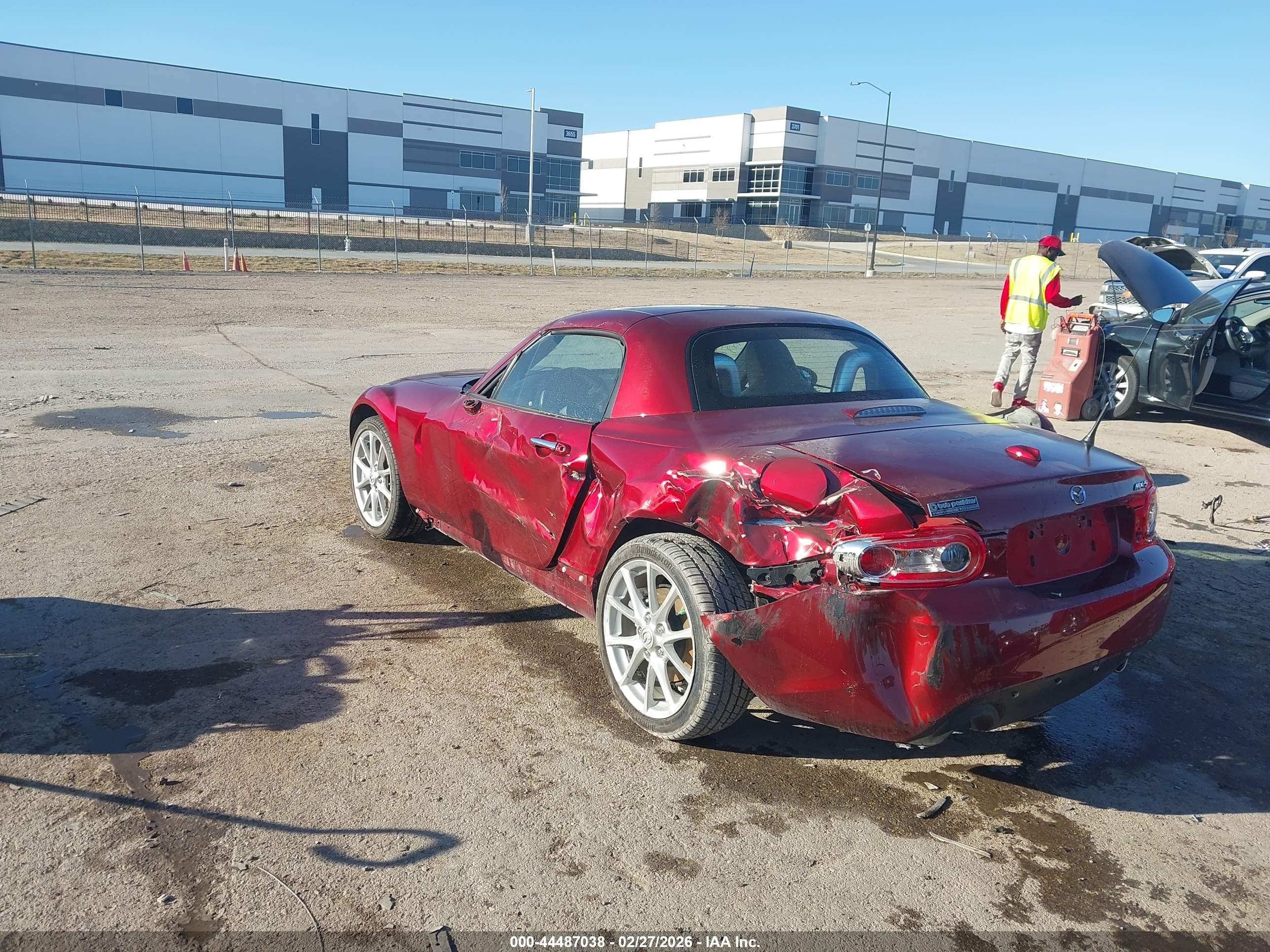 2010 Mazda Mx-5 Miata Grand Touring Red vin: JM1NC2FF7A0208804