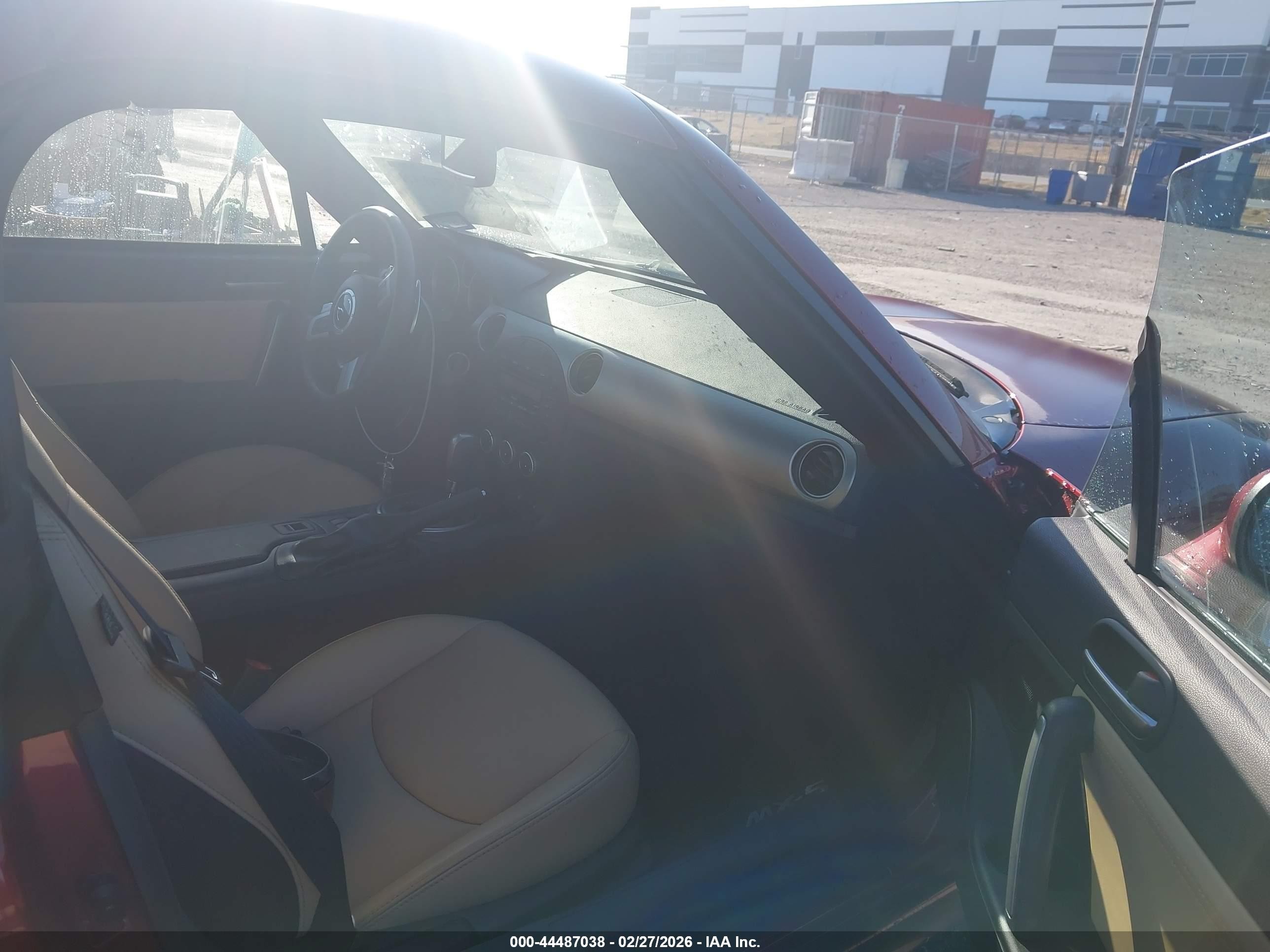 2010 Mazda Mx-5 Miata Grand Touring Red vin: JM1NC2FF7A0208804
