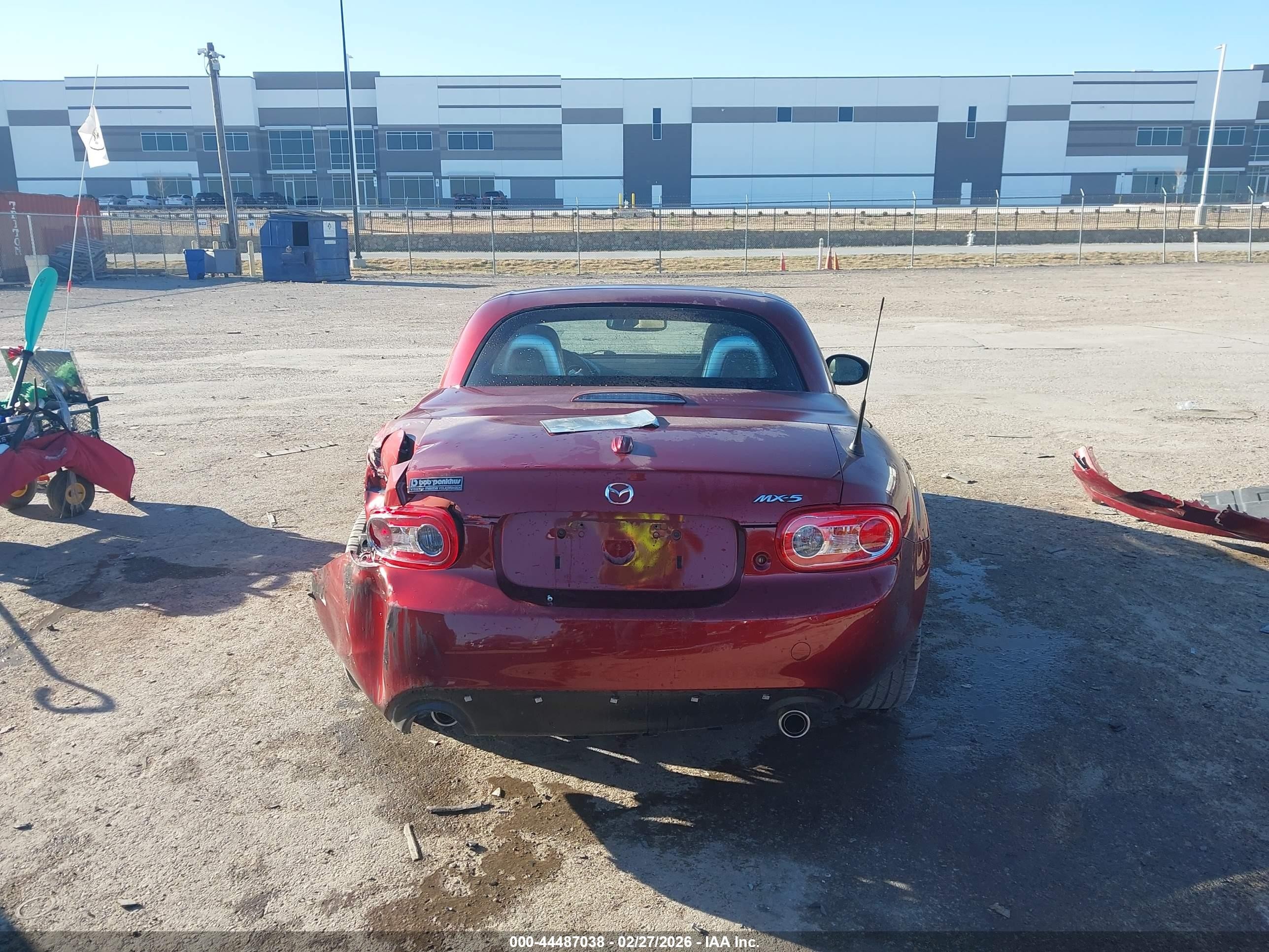 2010 Mazda Mx-5 Miata Grand Touring Red vin: JM1NC2FF7A0208804
