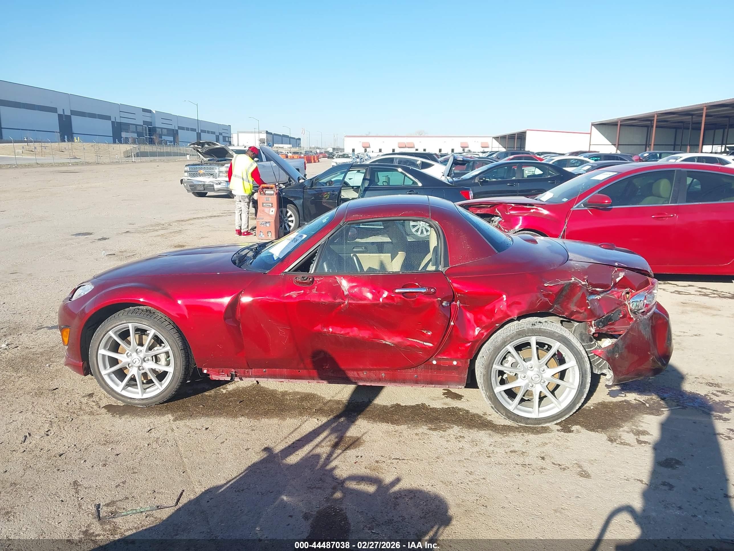2010 Mazda Mx-5 Miata Grand Touring Red vin: JM1NC2FF7A0208804