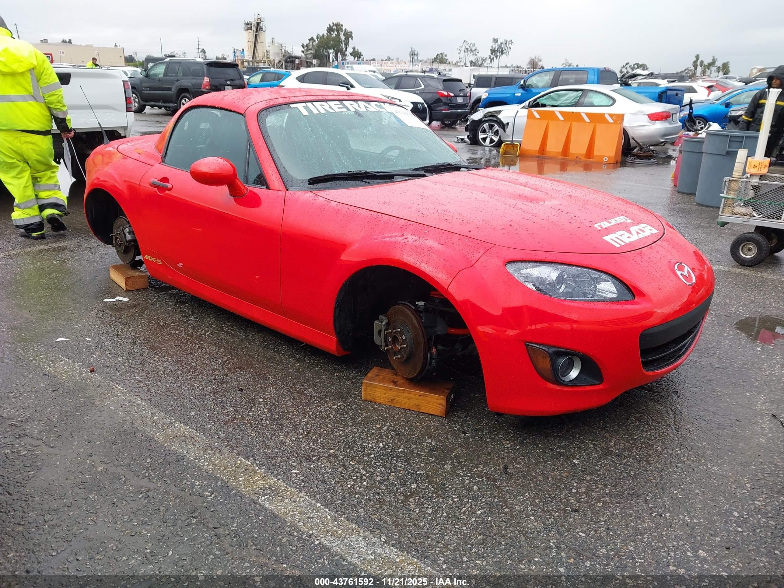 2010 Mazda Mx-5 Miata Grand Touring Red vin: JM1NC2FF8A0205586
