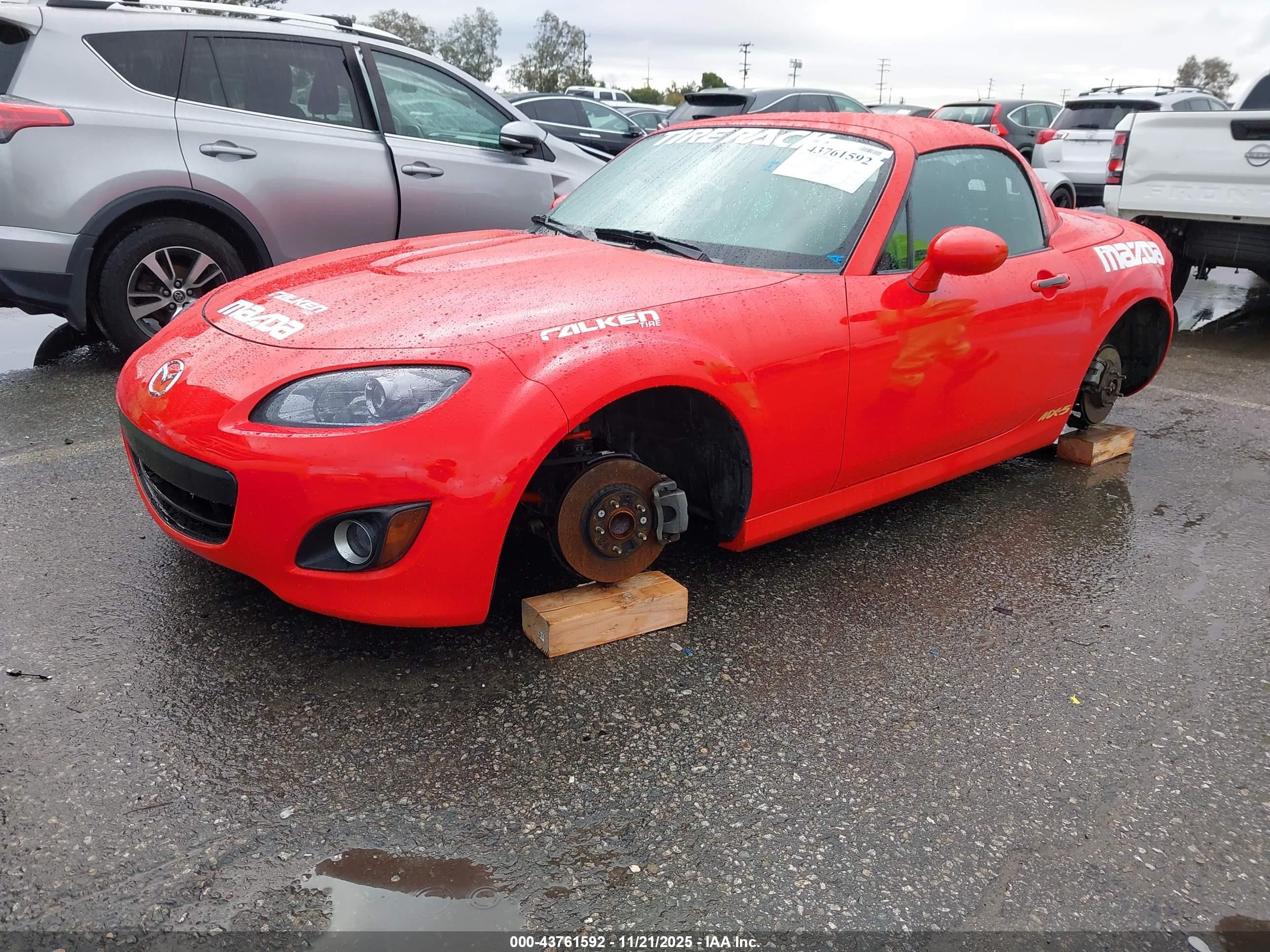 2010 Mazda Mx-5 Miata Grand Touring Red vin: JM1NC2FF8A0205586