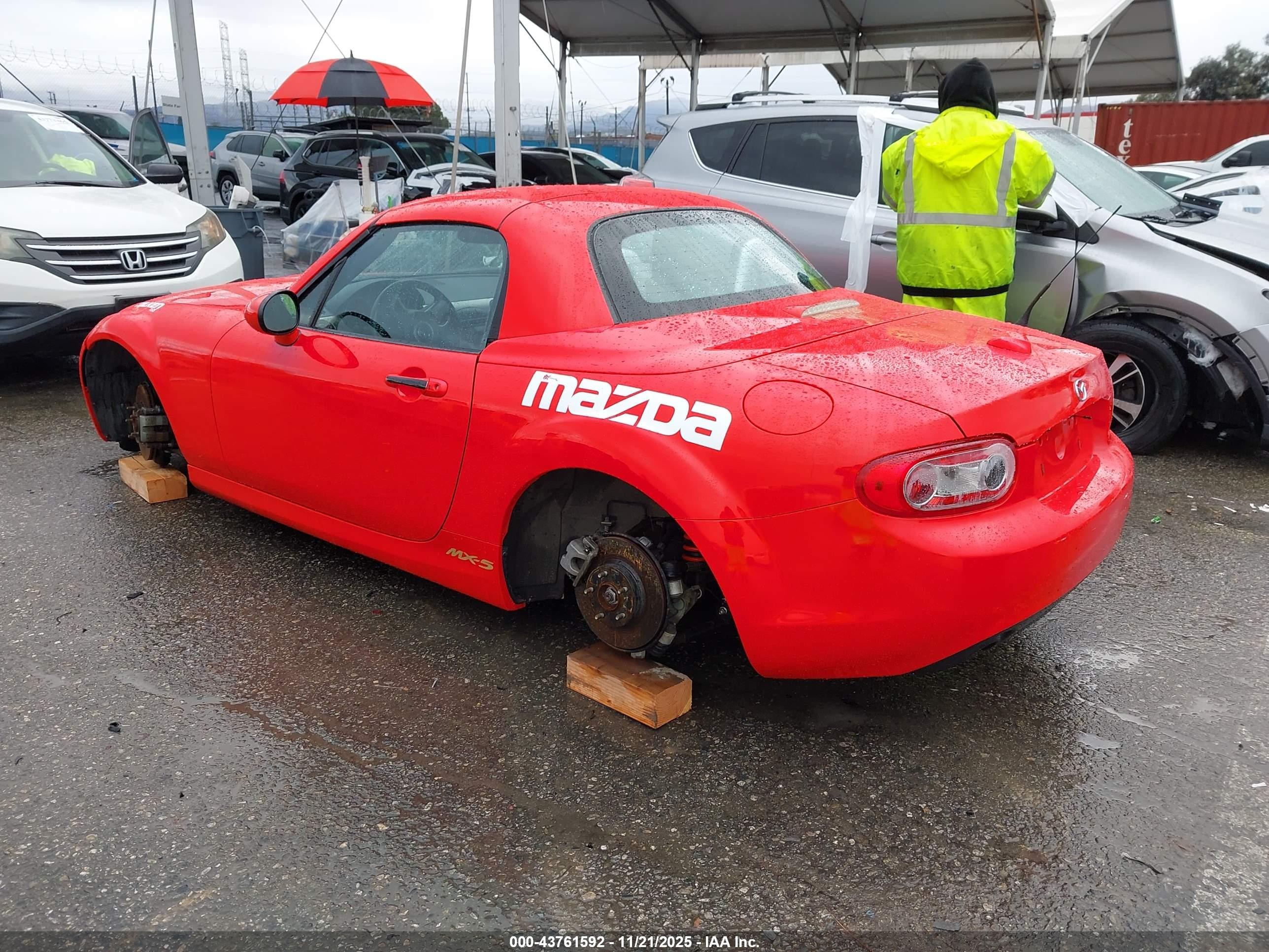 2010 Mazda Mx-5 Miata Grand Touring Red vin: JM1NC2FF8A0205586