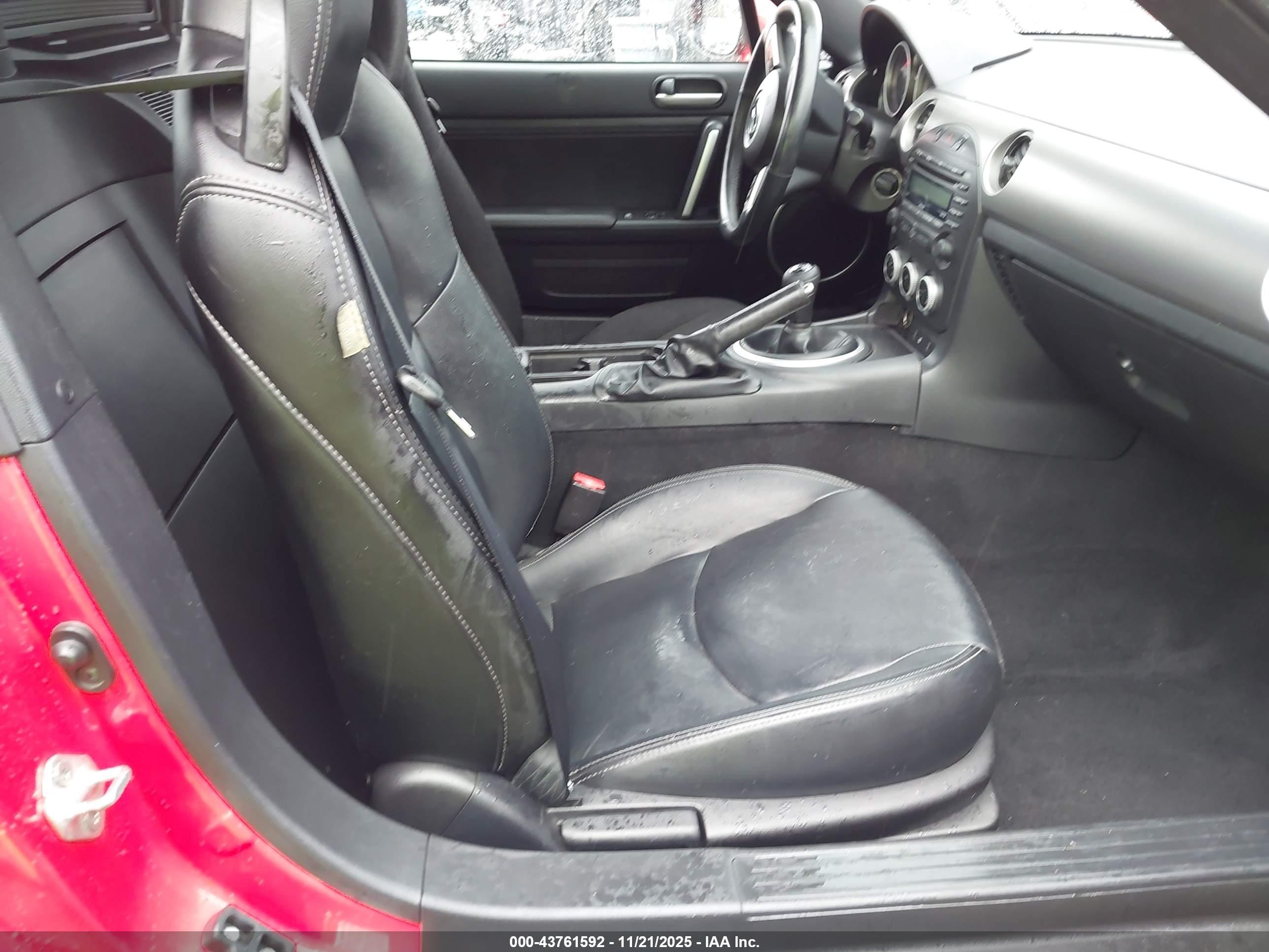 2010 Mazda Mx-5 Miata Grand Touring Red vin: JM1NC2FF8A0205586
