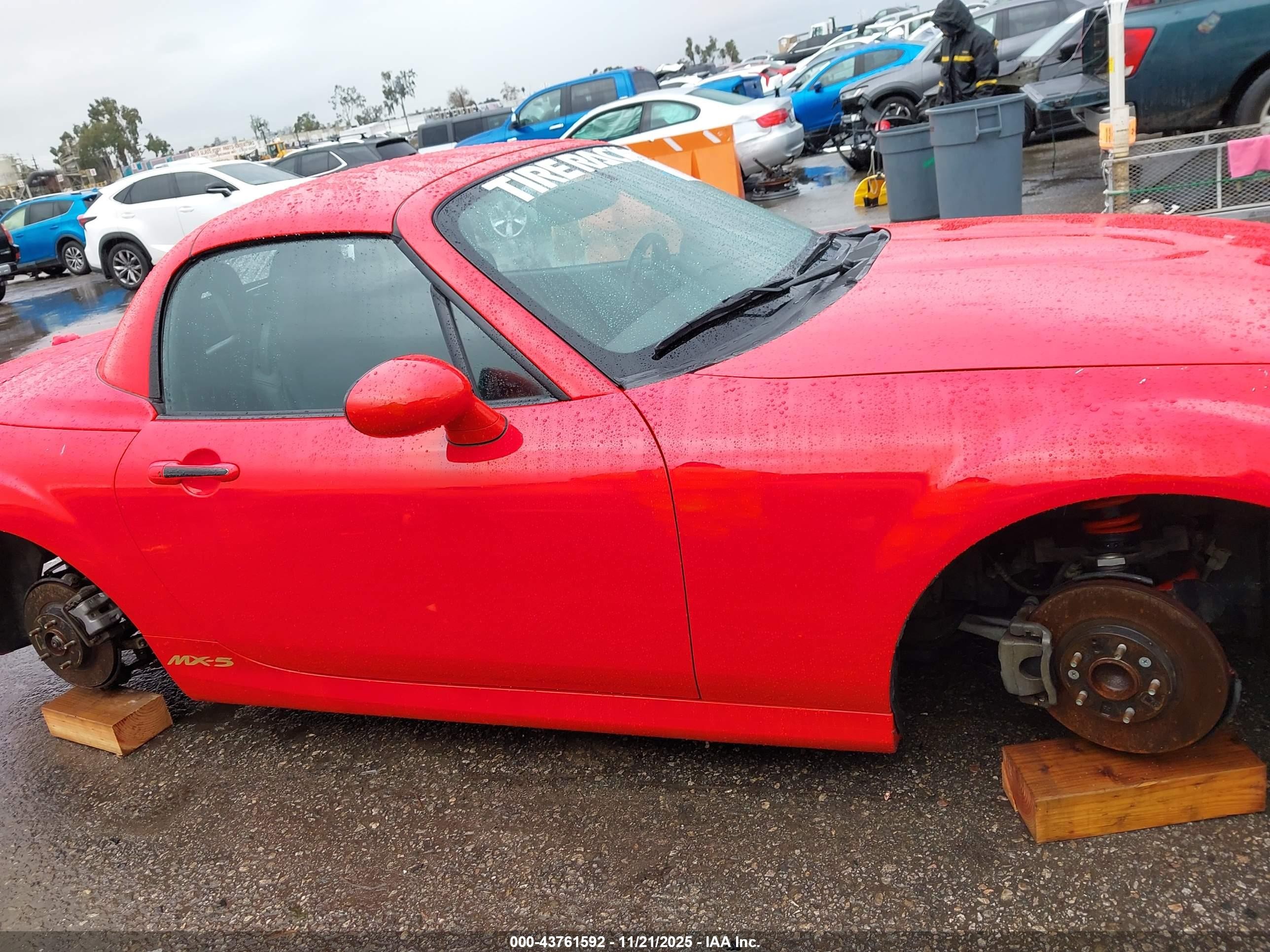 2010 Mazda Mx-5 Miata Grand Touring Red vin: JM1NC2FF8A0205586