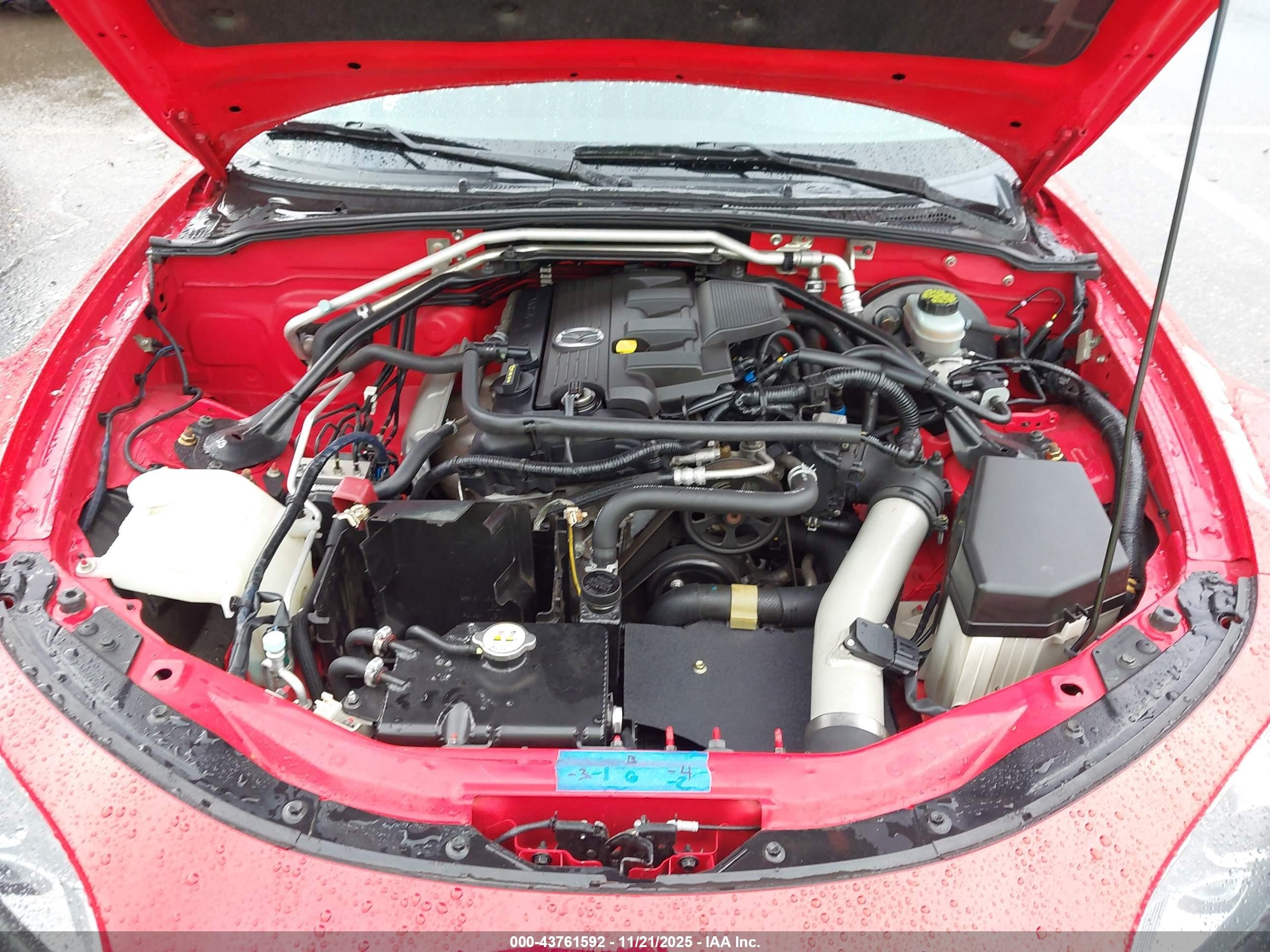 2010 Mazda Mx-5 Miata Grand Touring Red vin: JM1NC2FF8A0205586