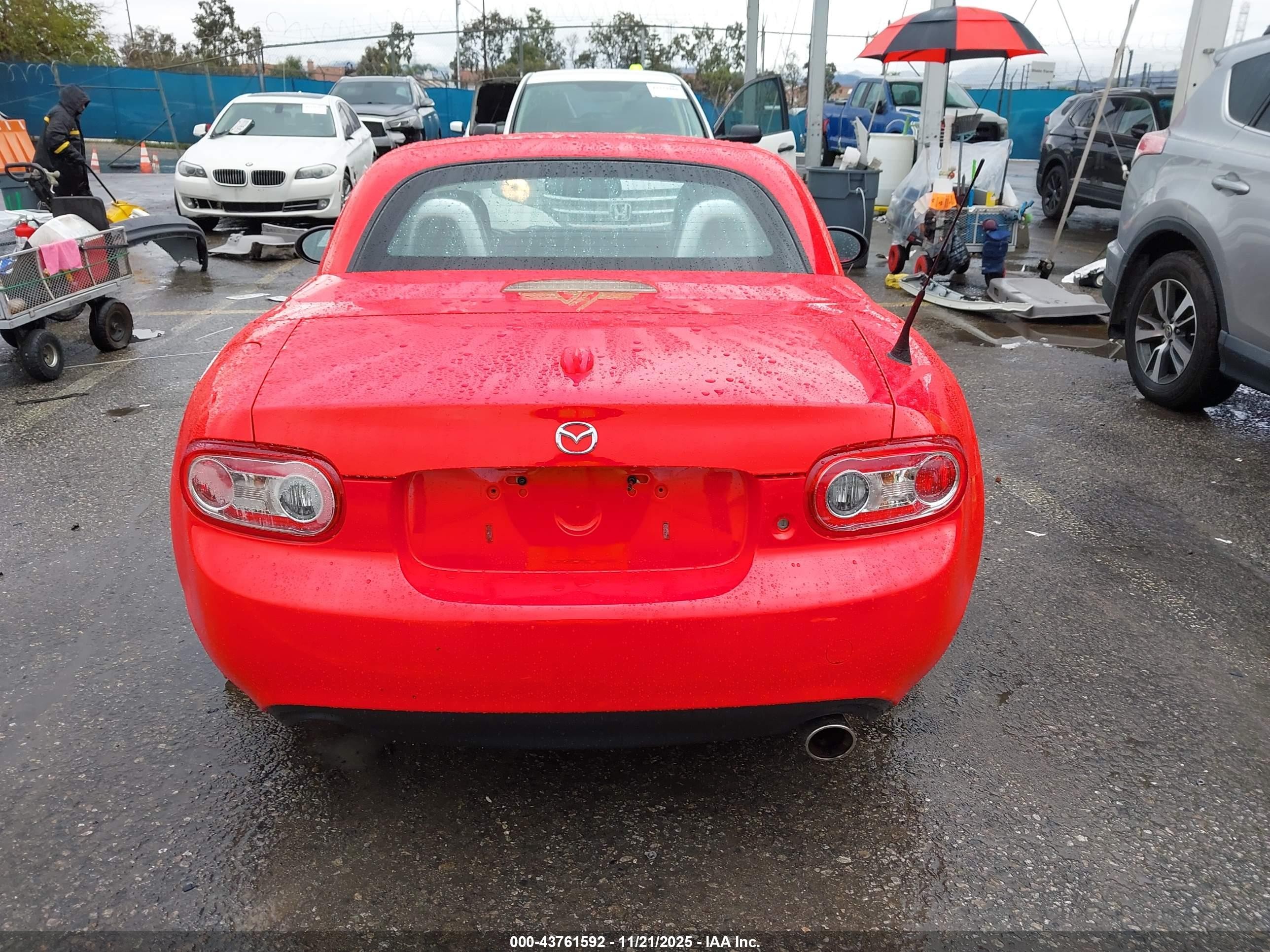 2010 Mazda Mx-5 Miata Grand Touring Red vin: JM1NC2FF8A0205586
