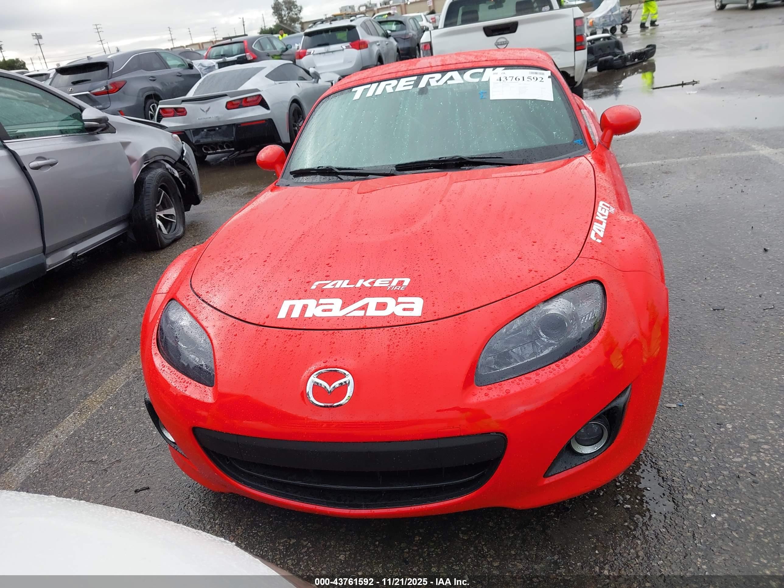 2010 Mazda Mx-5 Miata Grand Touring Red vin: JM1NC2FF8A0205586