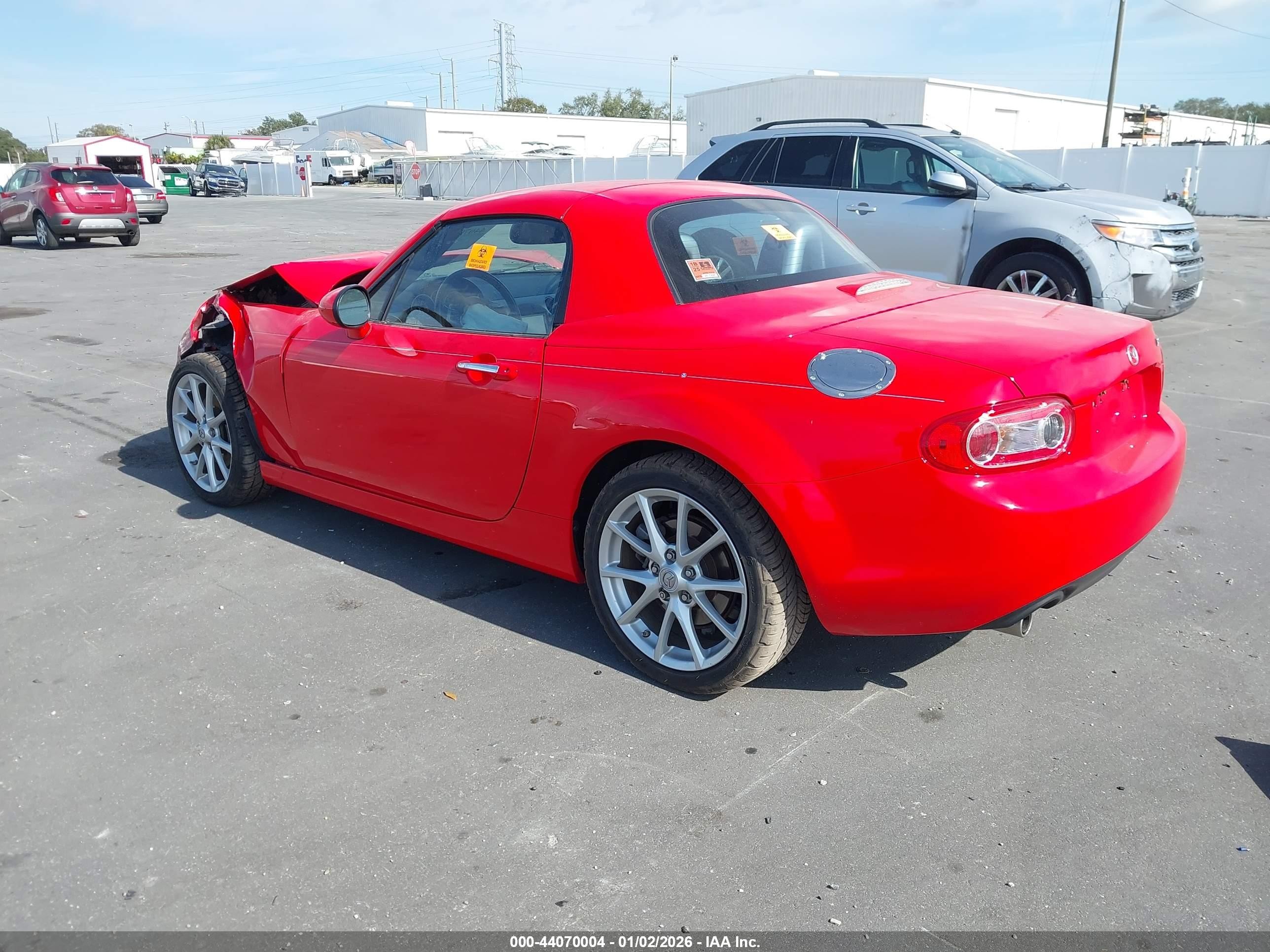 2010 Mazda Mx-5 Miata Touring Red vin: JM1NC2FF8A0206673