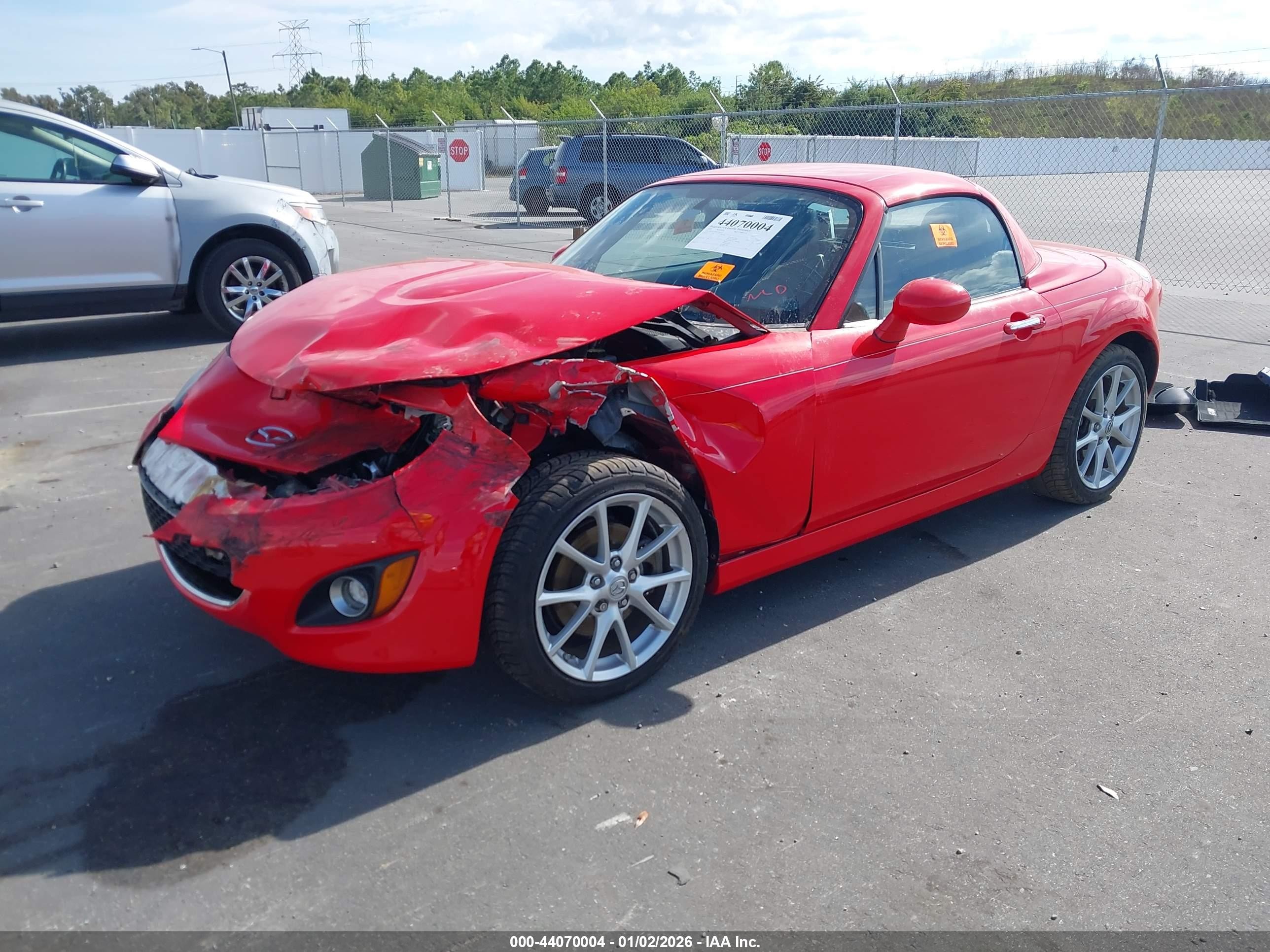 2010 Mazda Mx-5 Miata Touring Red vin: JM1NC2FF8A0206673