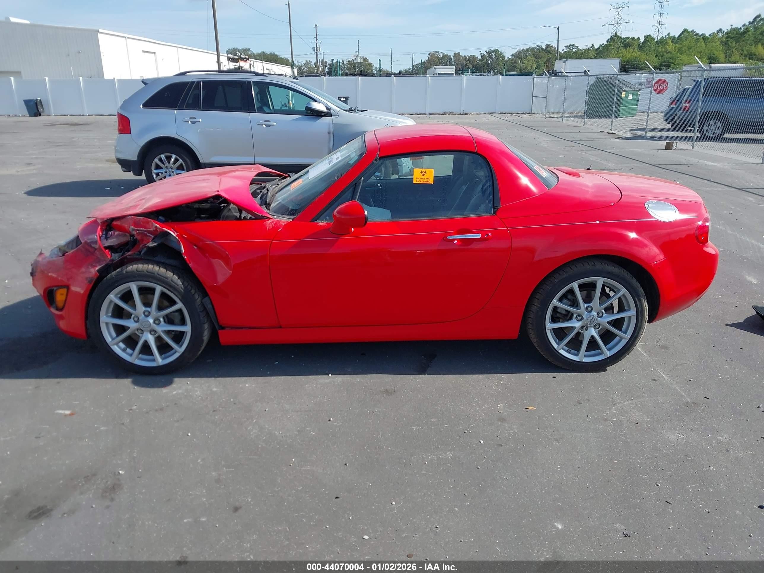2010 Mazda Mx-5 Miata Touring Red vin: JM1NC2FF8A0206673