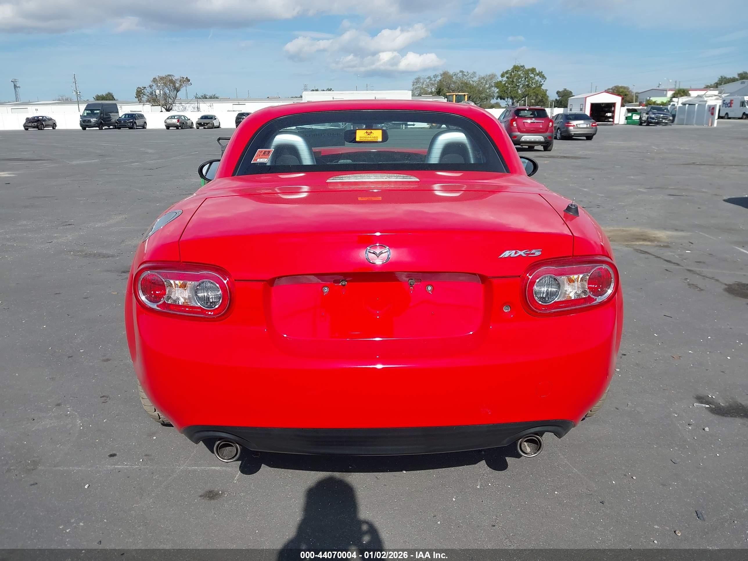 2010 Mazda Mx-5 Miata Touring Red vin: JM1NC2FF8A0206673