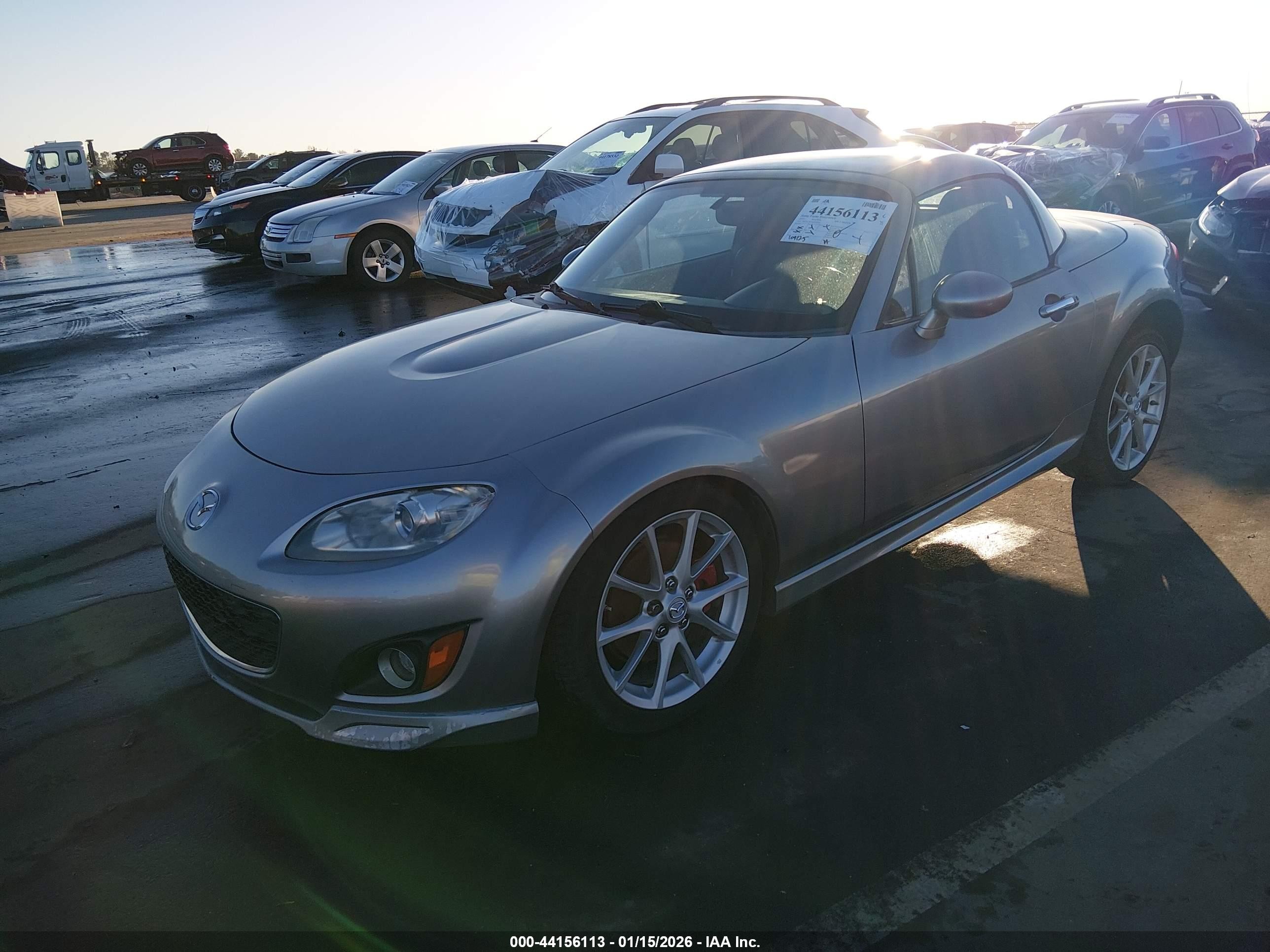 2010 Mazda Mx-5 Miata Grand Touring Silver vin: JM1NC2FF9A0208500