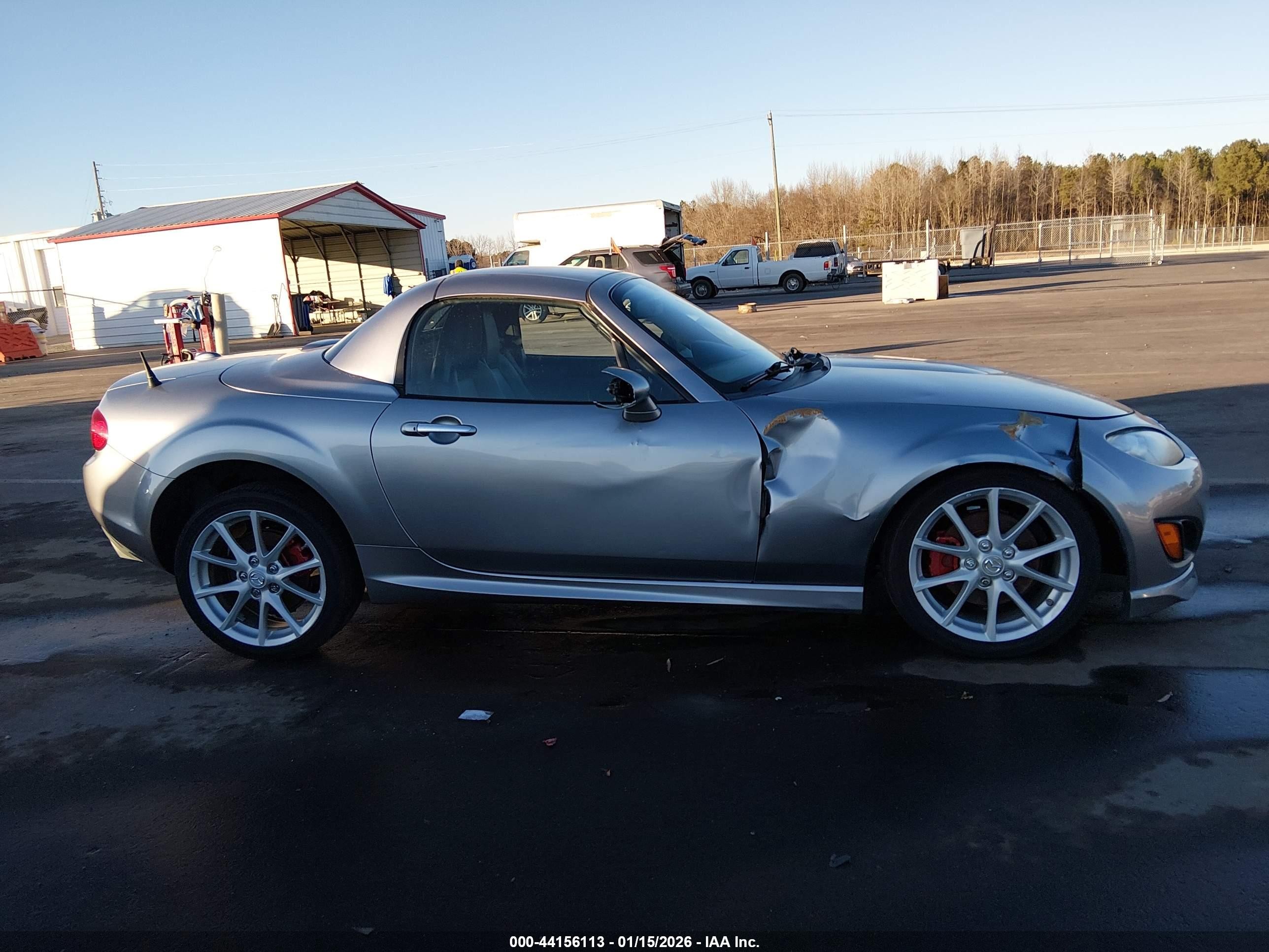 2010 Mazda Mx-5 Miata Grand Touring Silver vin: JM1NC2FF9A0208500