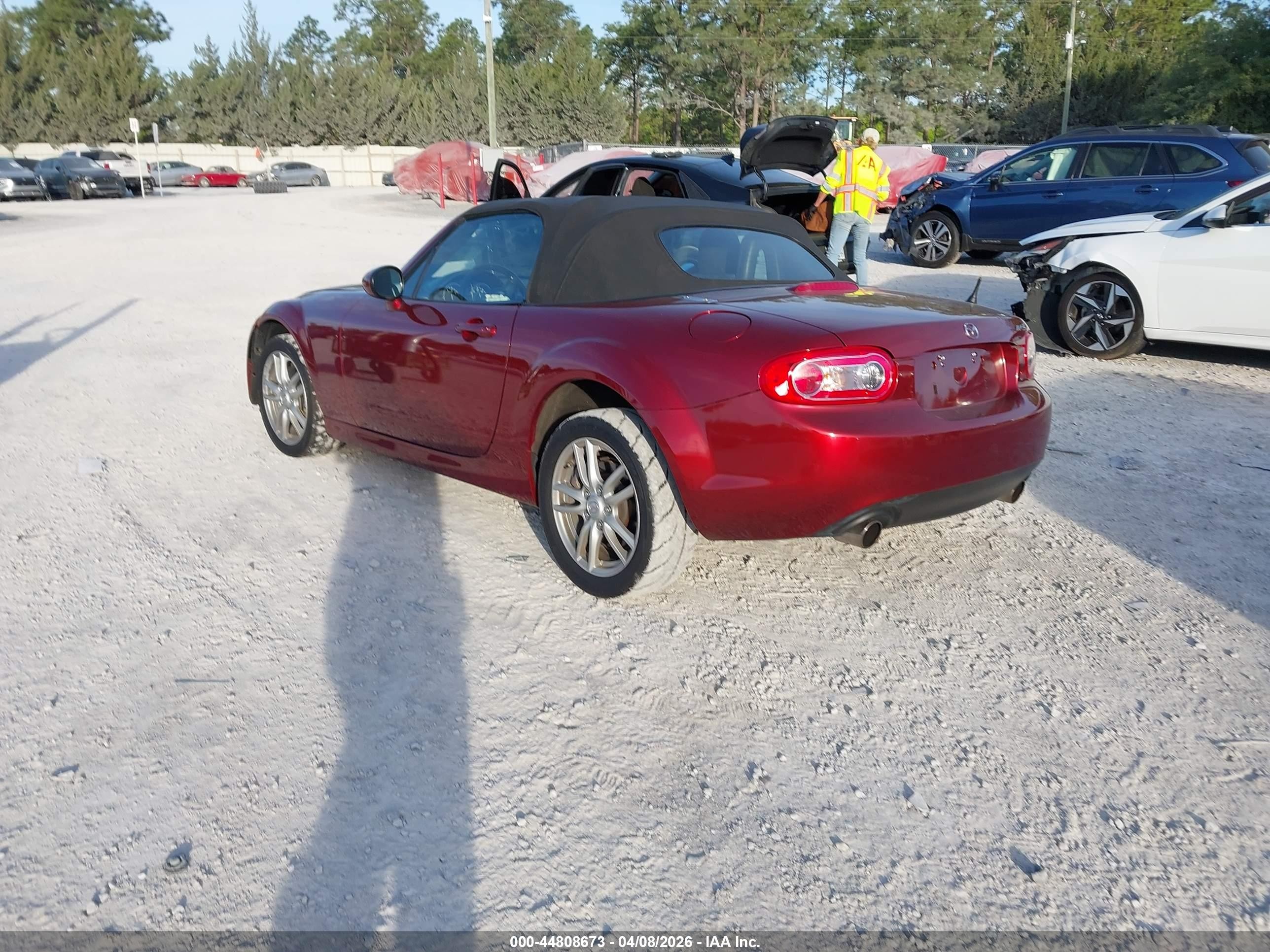 2011 Mazda Mx-5 Miata Sport Red vin: JM1NC2JF0B0218454