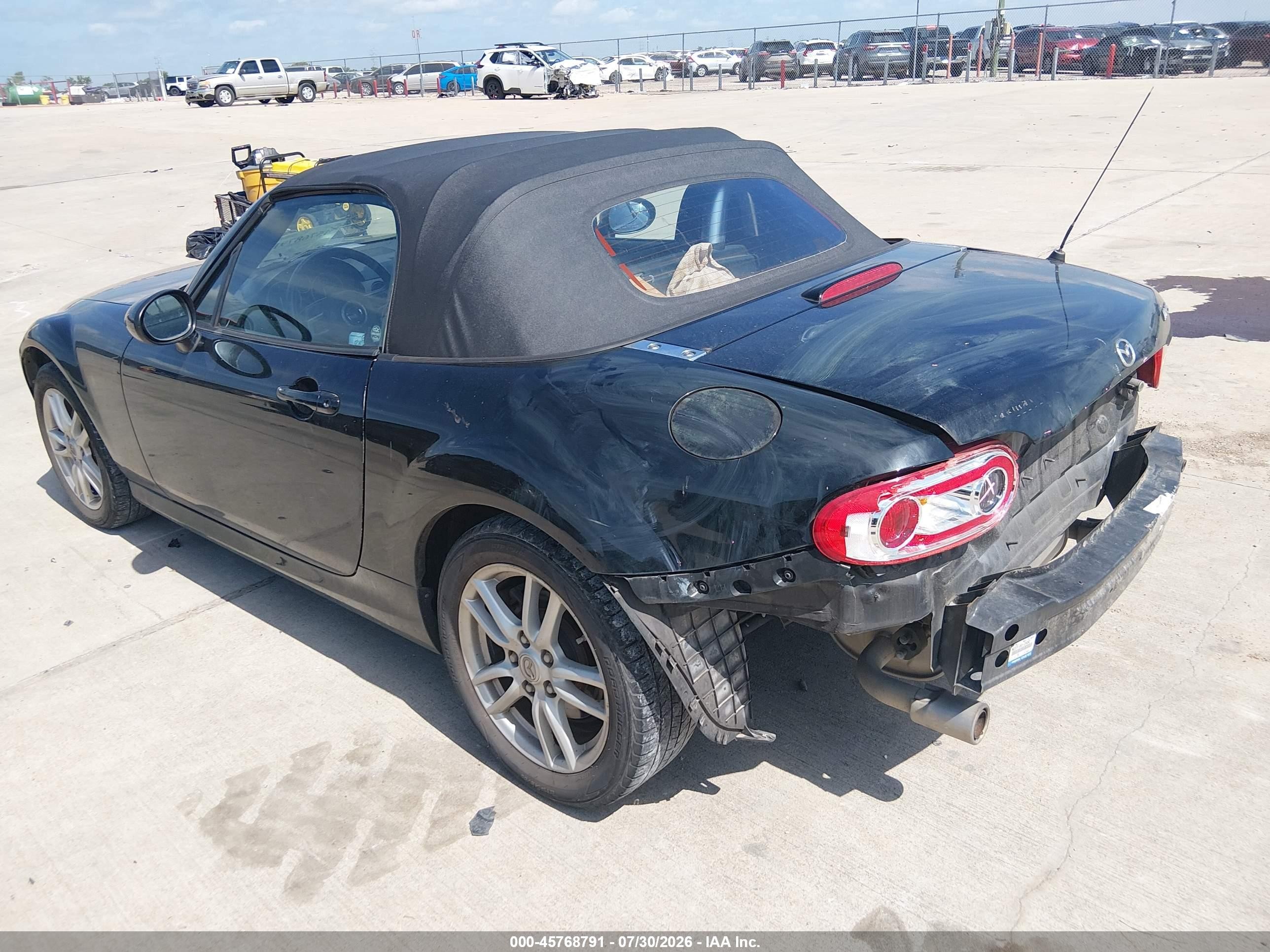 2012 Mazda Mx-5 Miata Sport Black vin: JM1NC2JF2C0224838