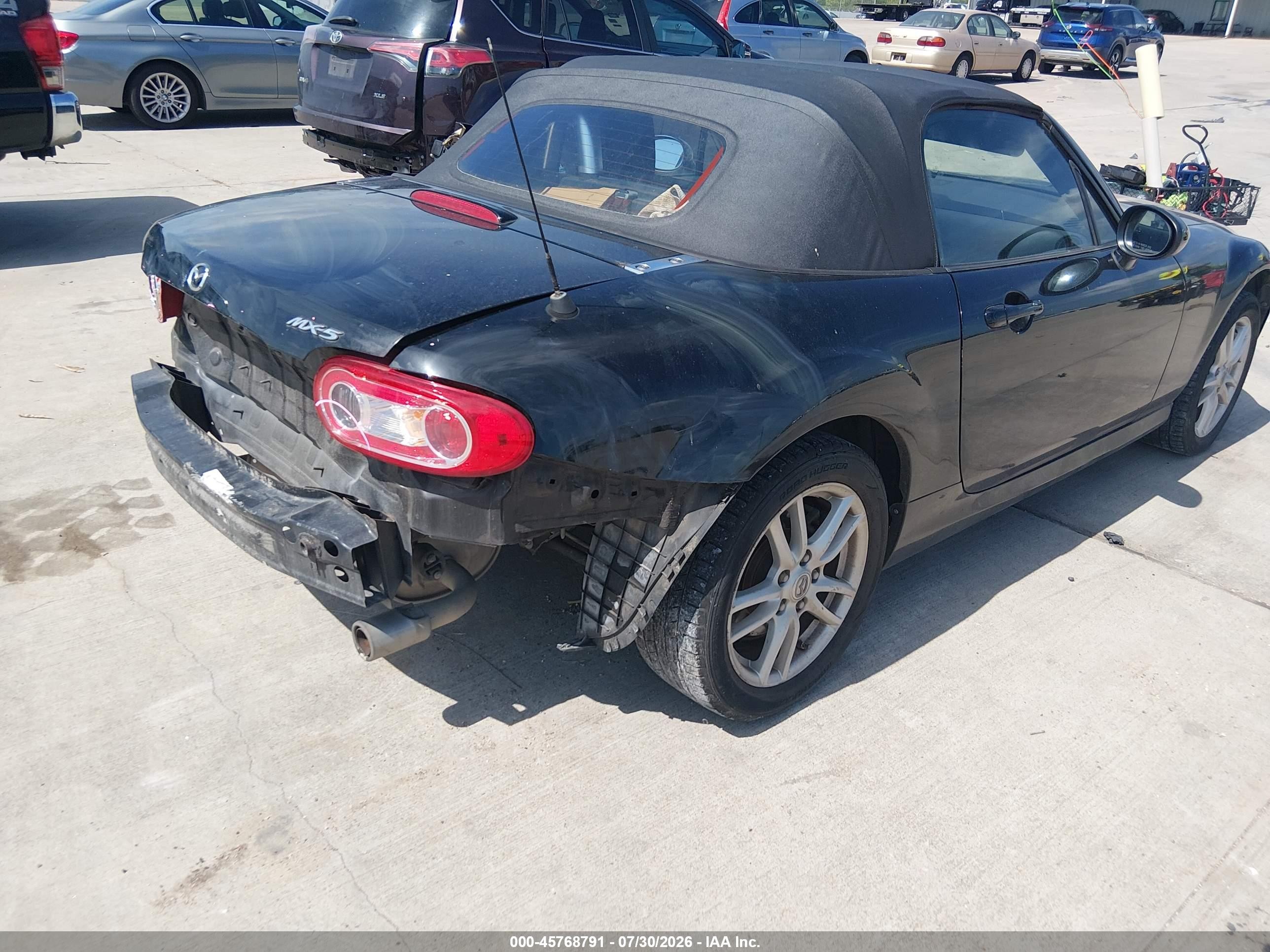 2012 Mazda Mx-5 Miata Sport Black vin: JM1NC2JF2C0224838