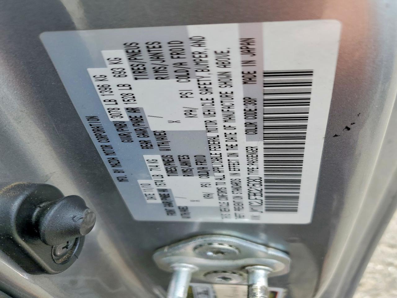 2011 Mazda Mx-5 Miata Silver vin: JM1NC2JF3B0215080